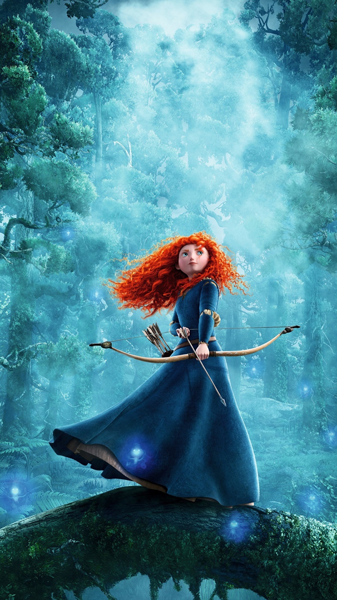 Princess Merida, Brave, Animation, Phone Wallpapers, 1080x1920 Full HD Phone
