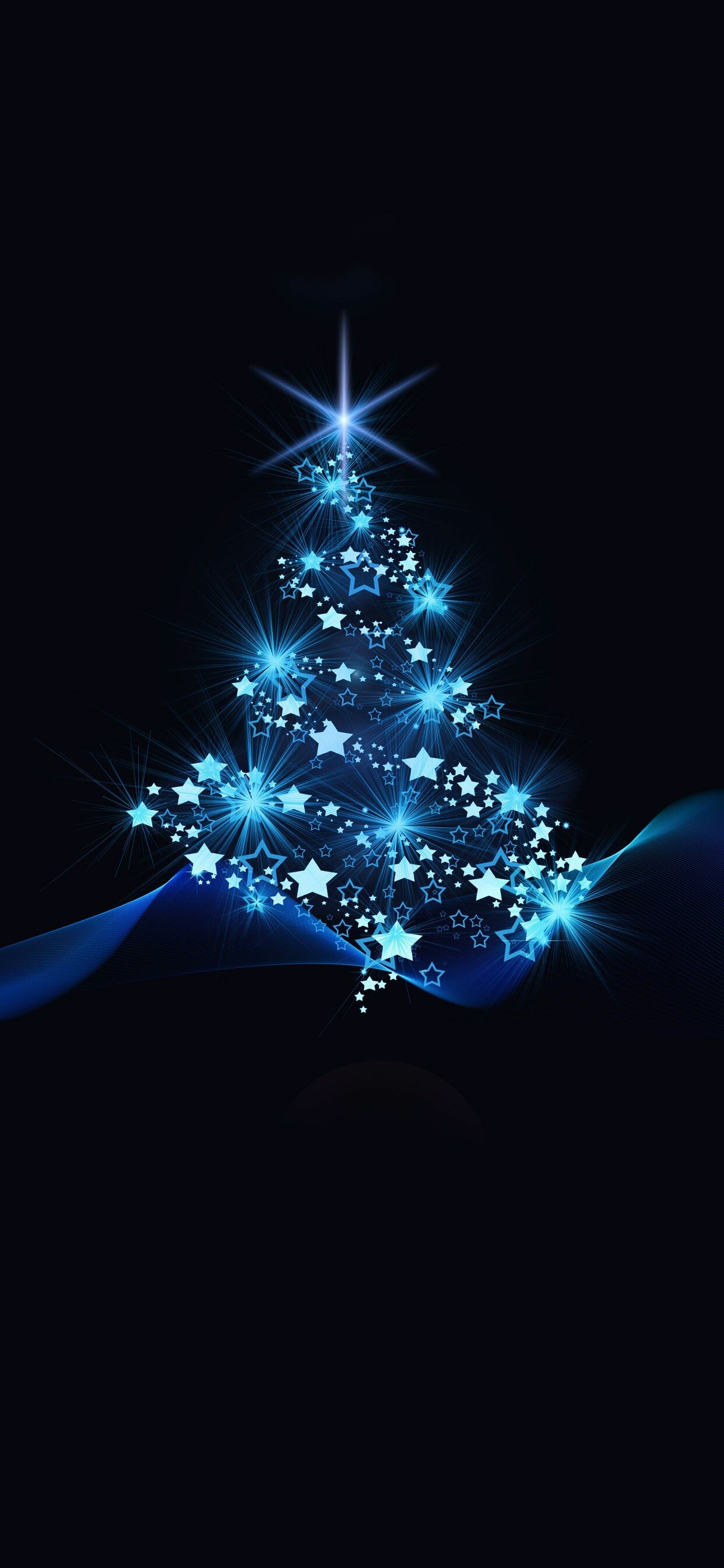 Dark xmas wallpapers 4k, HD backgrounds, Festive holiday, Mysterious beauty, 1250x2690 HD Phone
