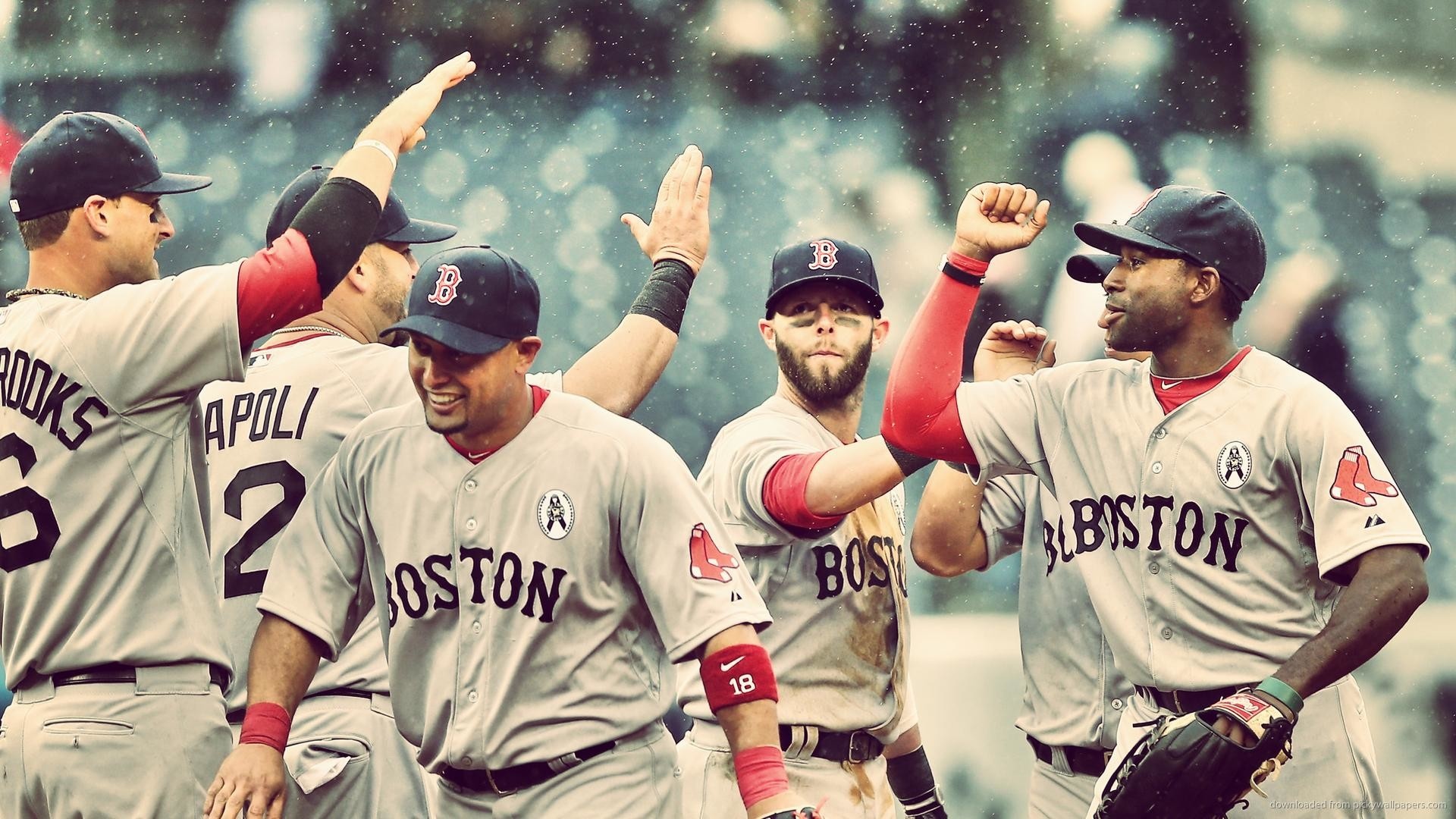 Team wallpaper, Red Sox, Theme windows mode, Fan download, 1920x1080 Full HD Desktop