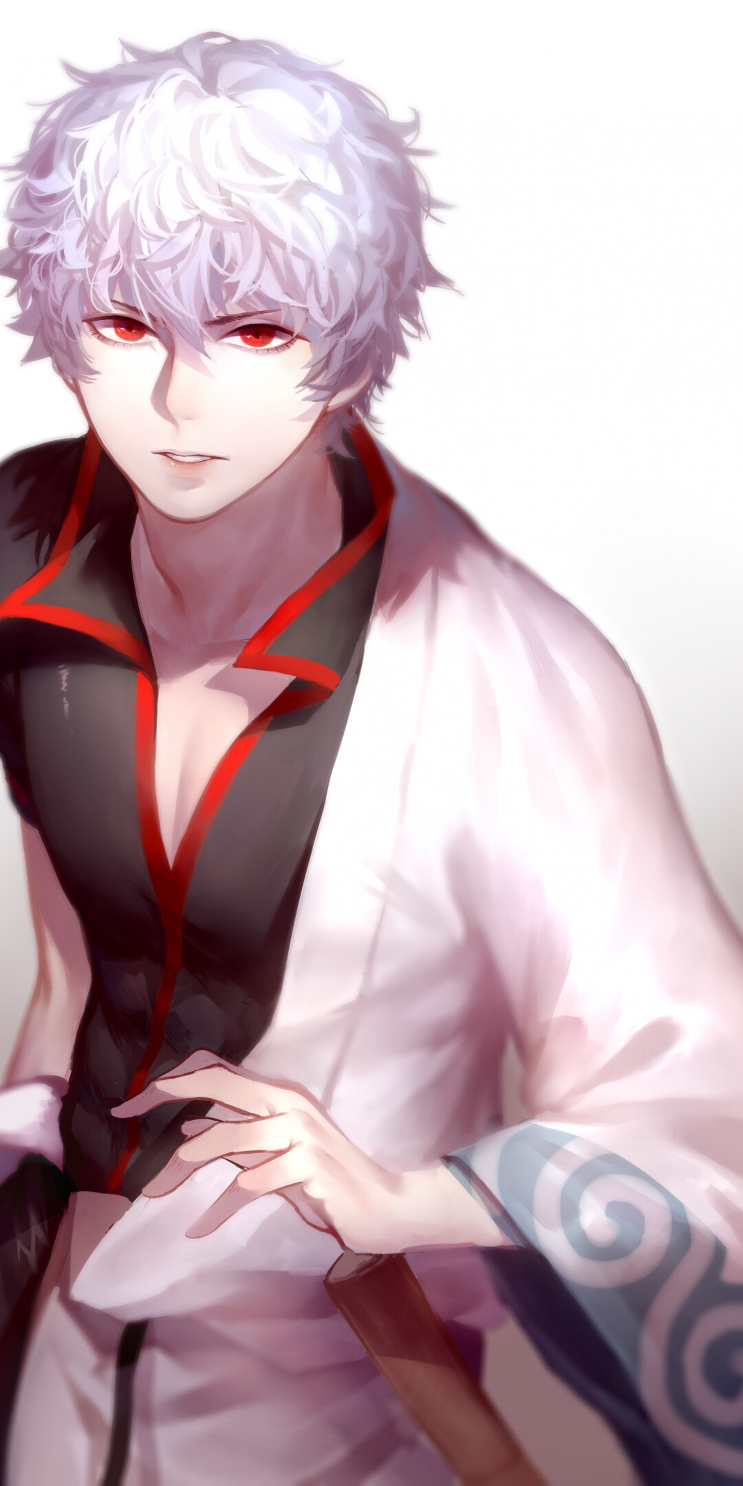 Sakata Gintoki, Perma red eyes, Huawei Mate 10, 1080x2160 HD Phone