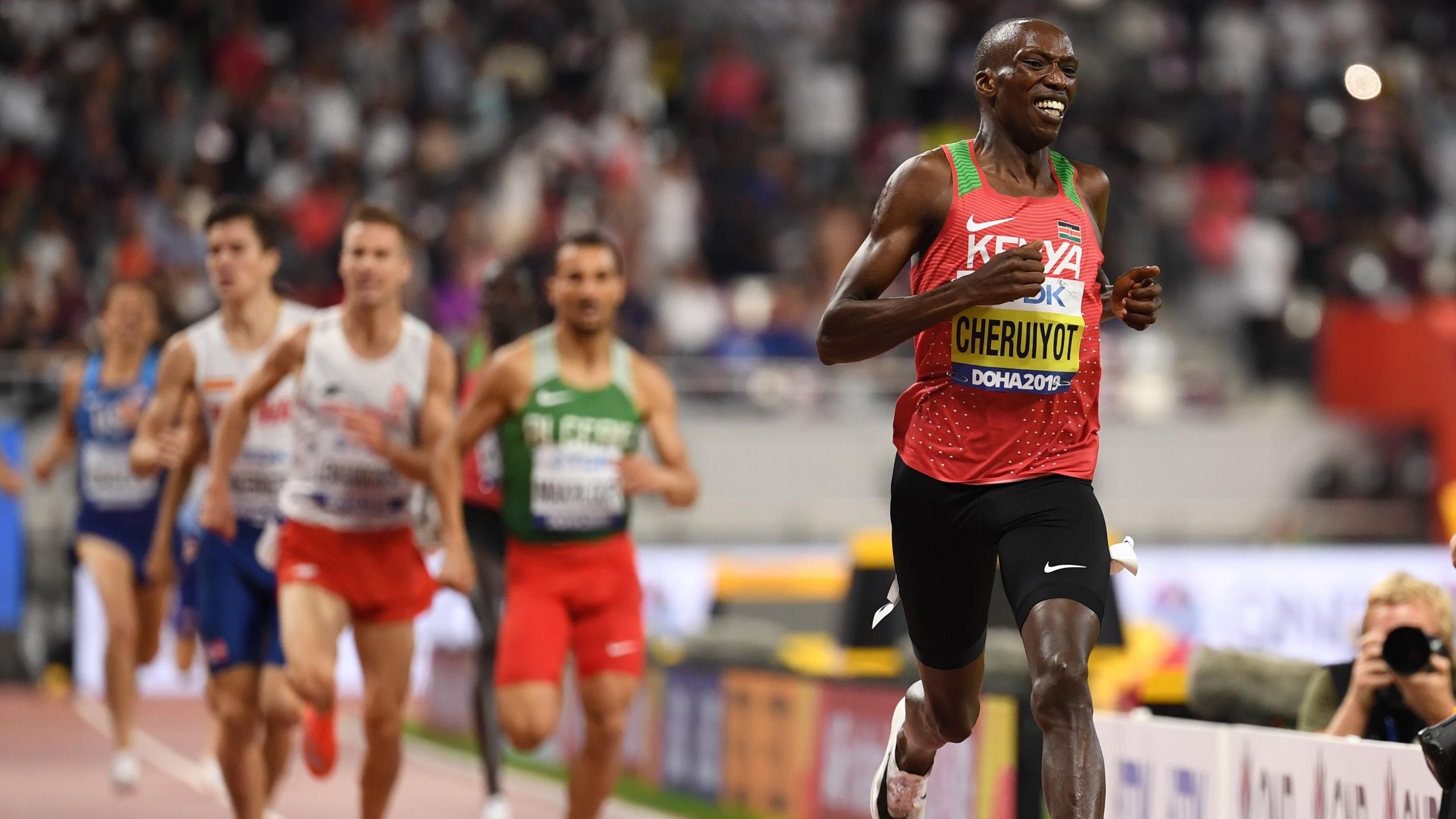 Doha 2019, Timothy Cheruiyot Wallpaper, 2560x1440 HD Desktop