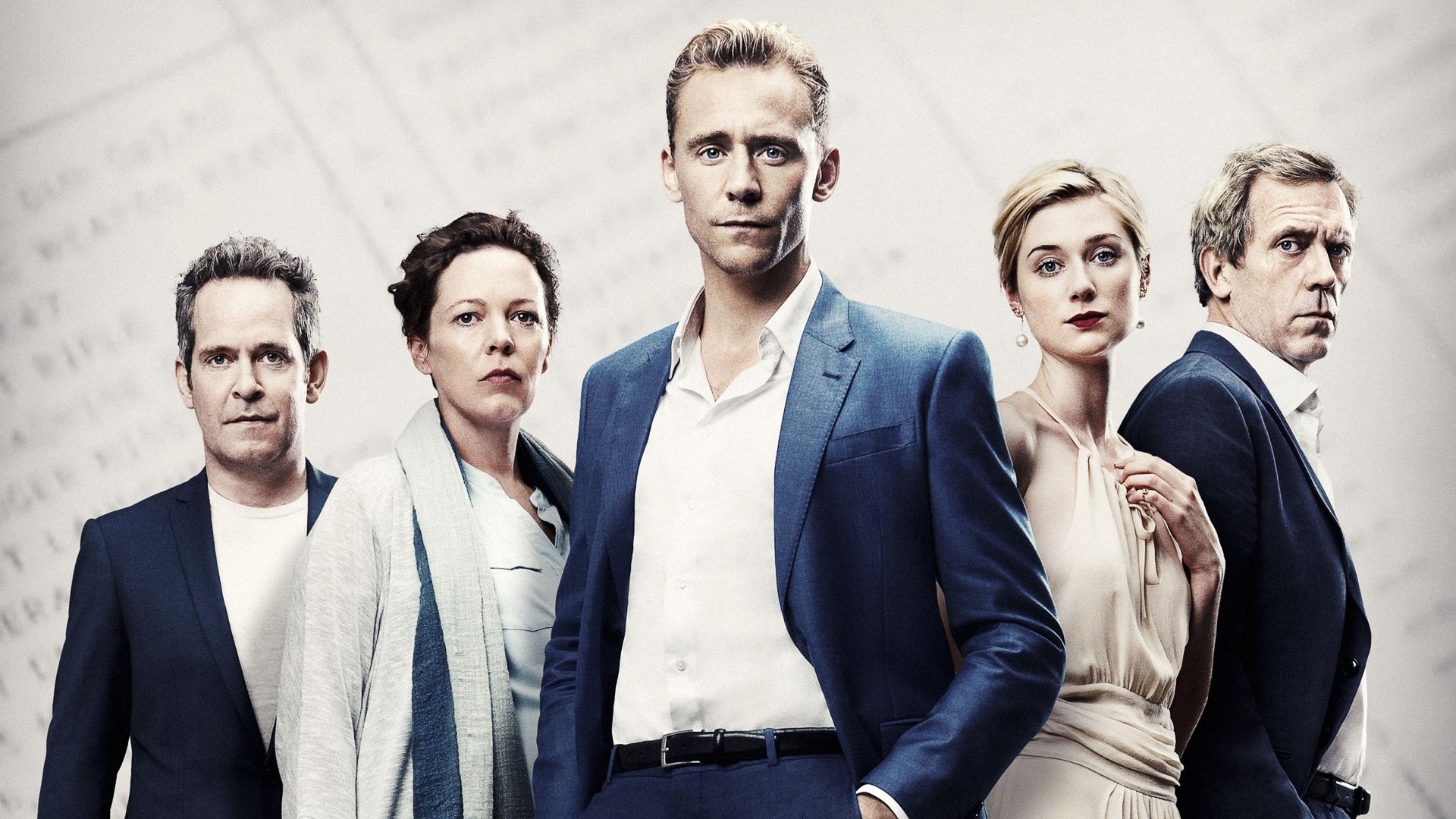 Tom Hiddleston, Hugh Laurie, Tom Hollander, Olivia Colman, 1920x1080 Full HD Desktop