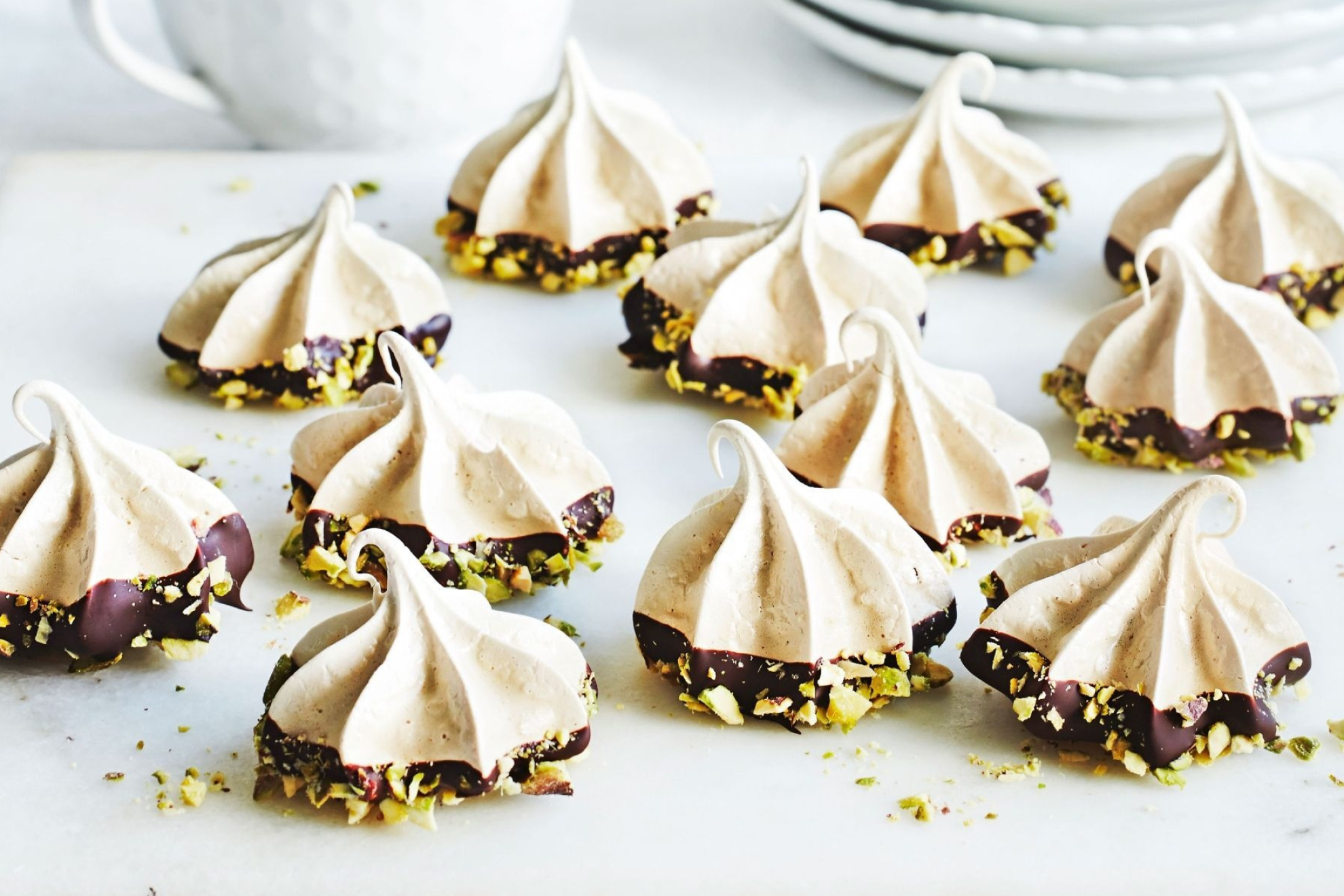 Choc dipped meringues, Coffee-infused, Rich chocolate, Irresistible treats, 1980x1320 HD Desktop
