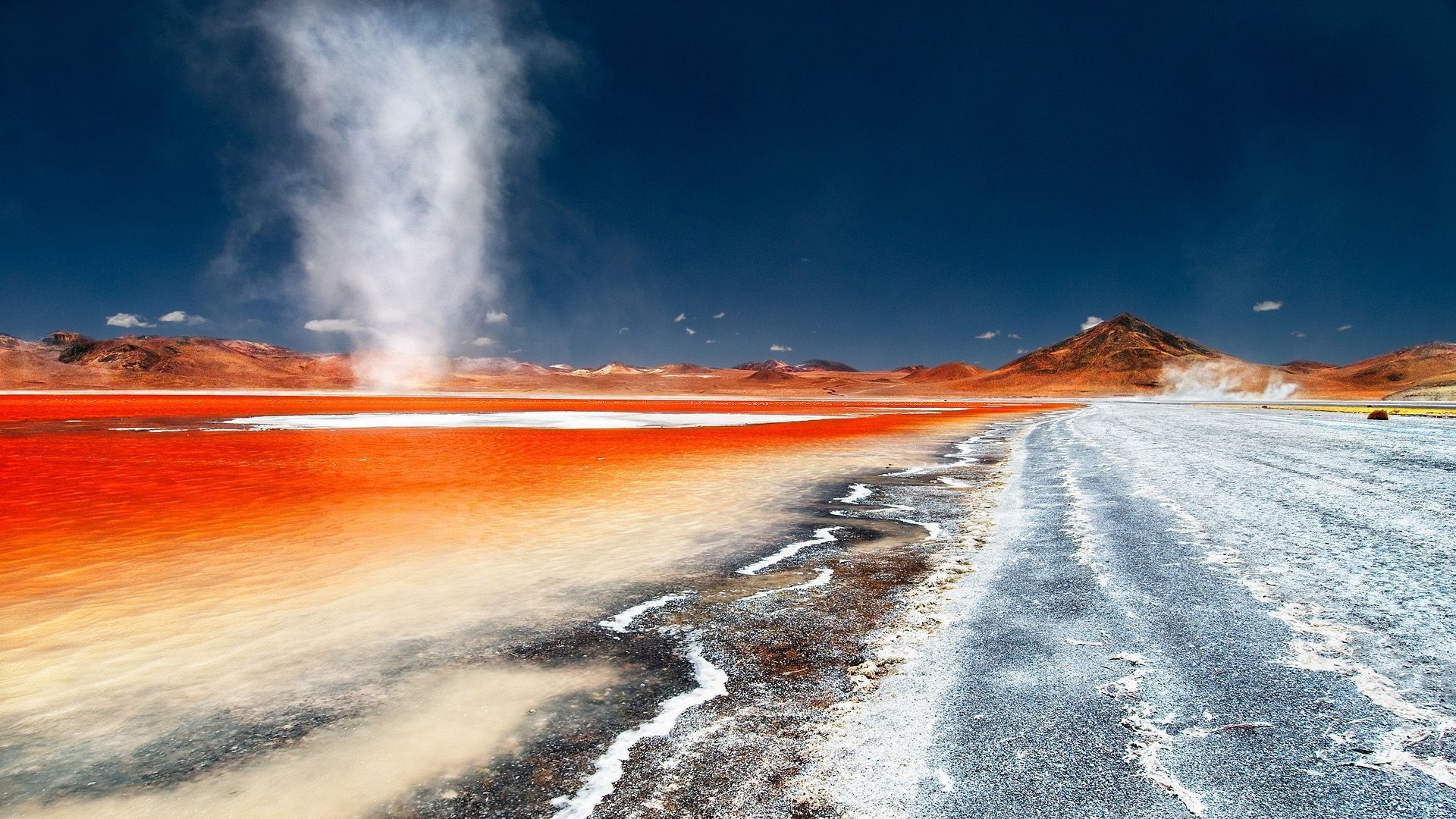 Laguna Colorada Bolivia, Widescreen beach wallpaper, 1920x1080 Full HD Desktop