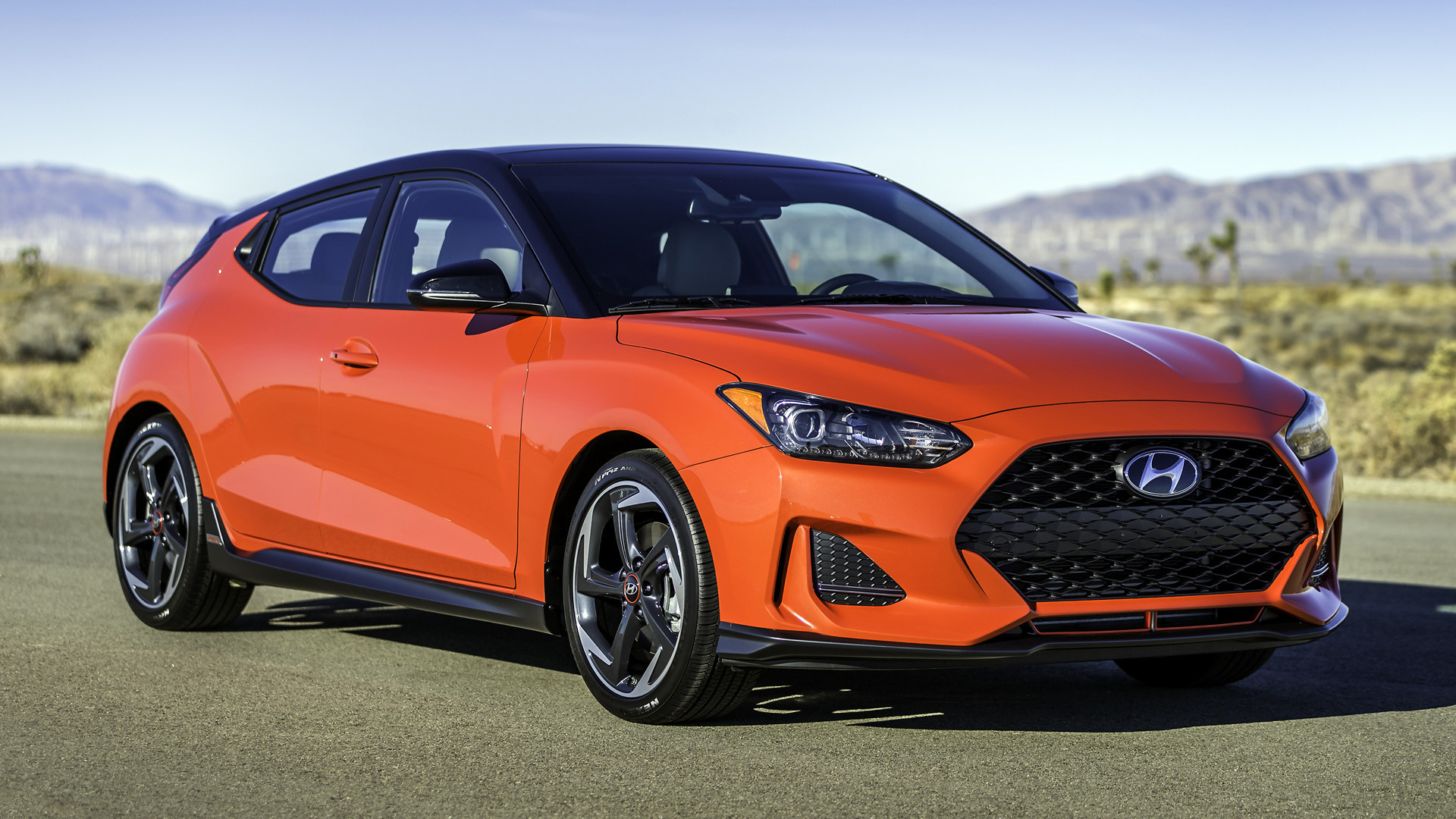 Hyundai Veloster, 2019 model, Turbo edition, Sporty hatchback, 1920x1080 Full HD Desktop