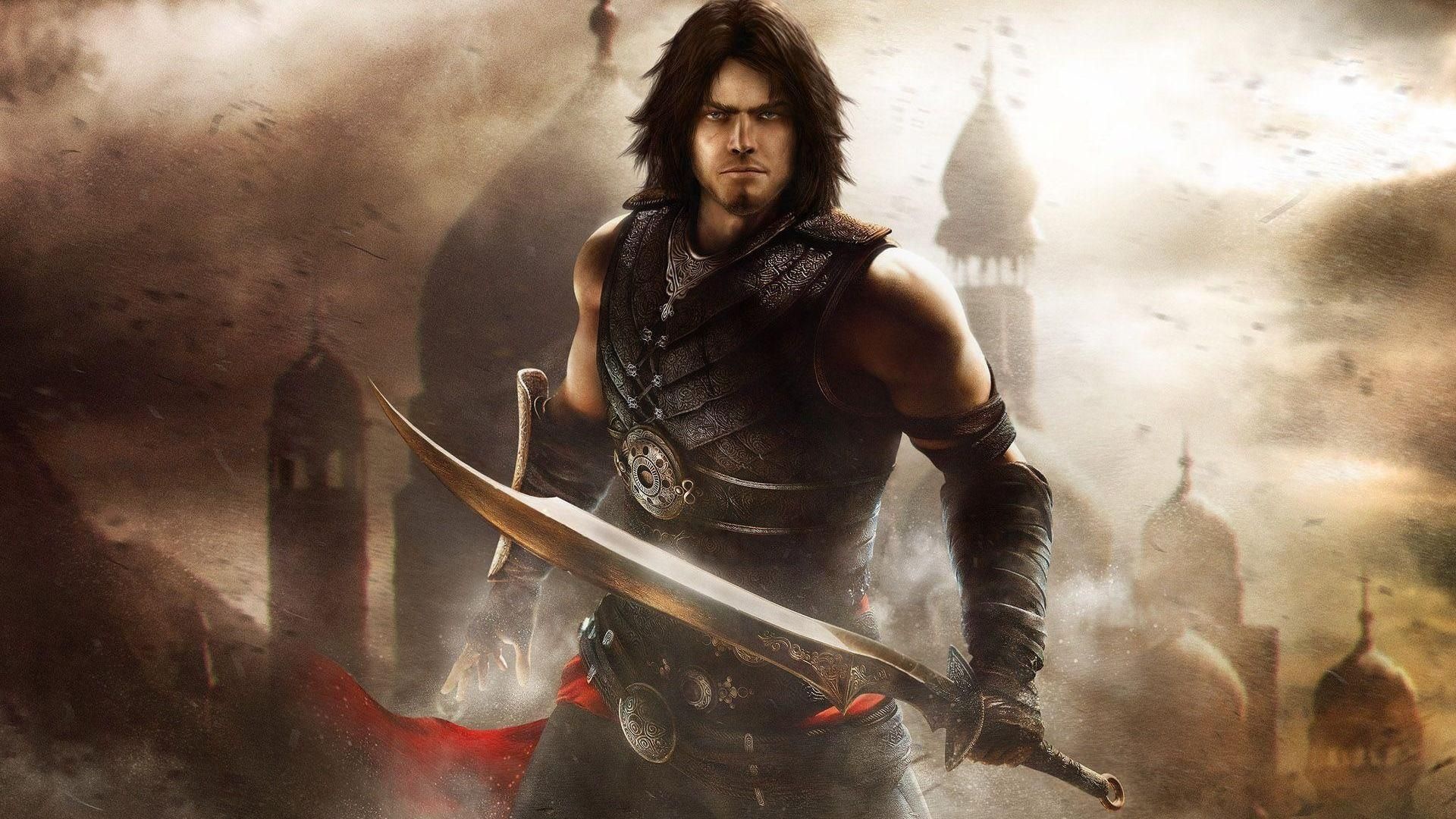 The Prince, Prince of Persia: The Forgotten Sands, Ornate curved scimitar sword, Full HD Desktop wallpaper