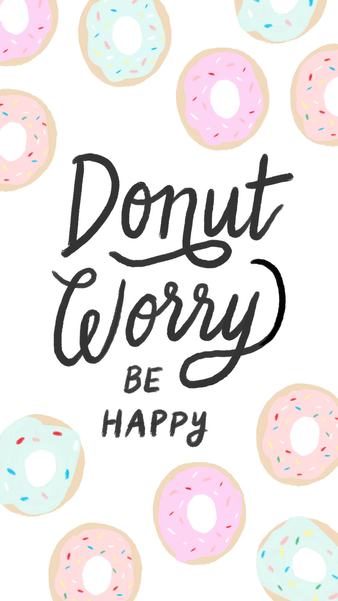 Donuts, Cute iPhone Backgrounds Wallpaper, 1080x1920 Full HD Phone