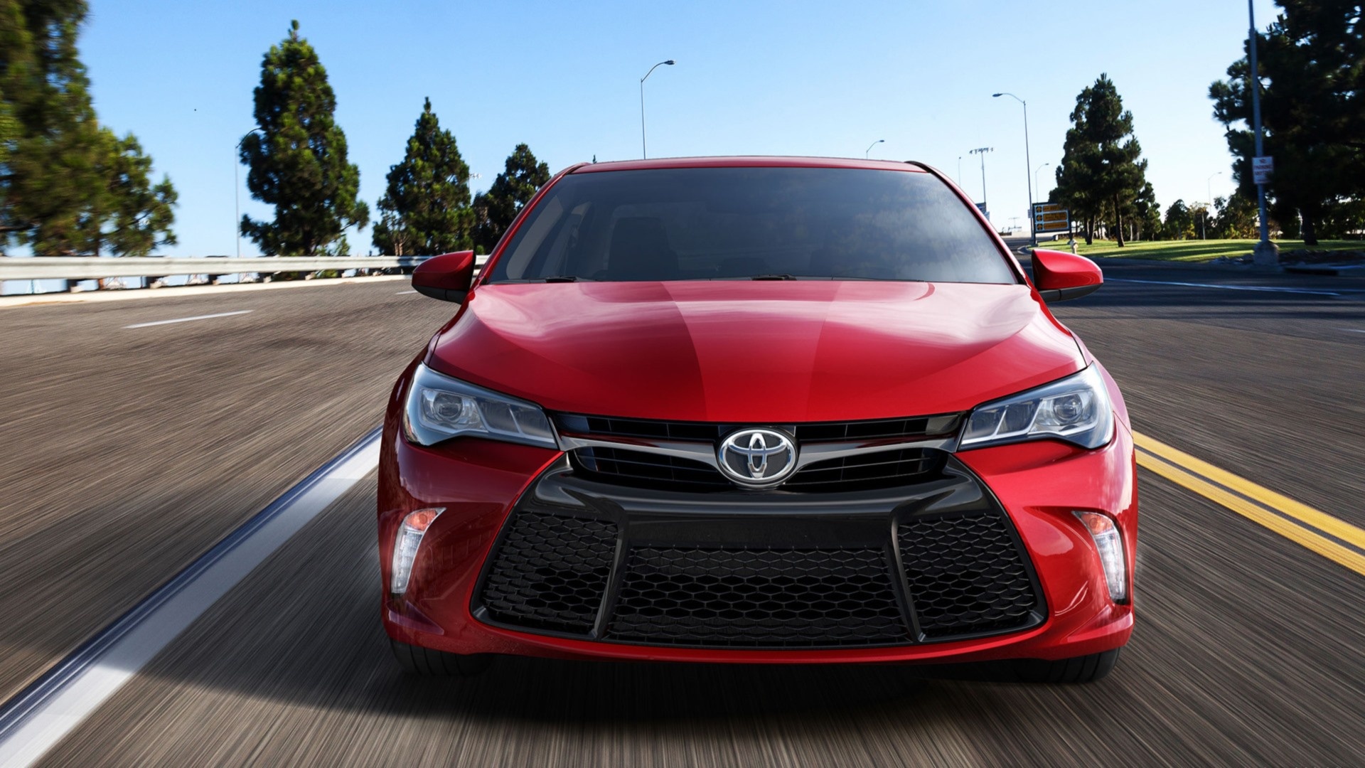 2015 Front View, Toyota Camry Wallpaper, 1920x1080 Full HD Desktop