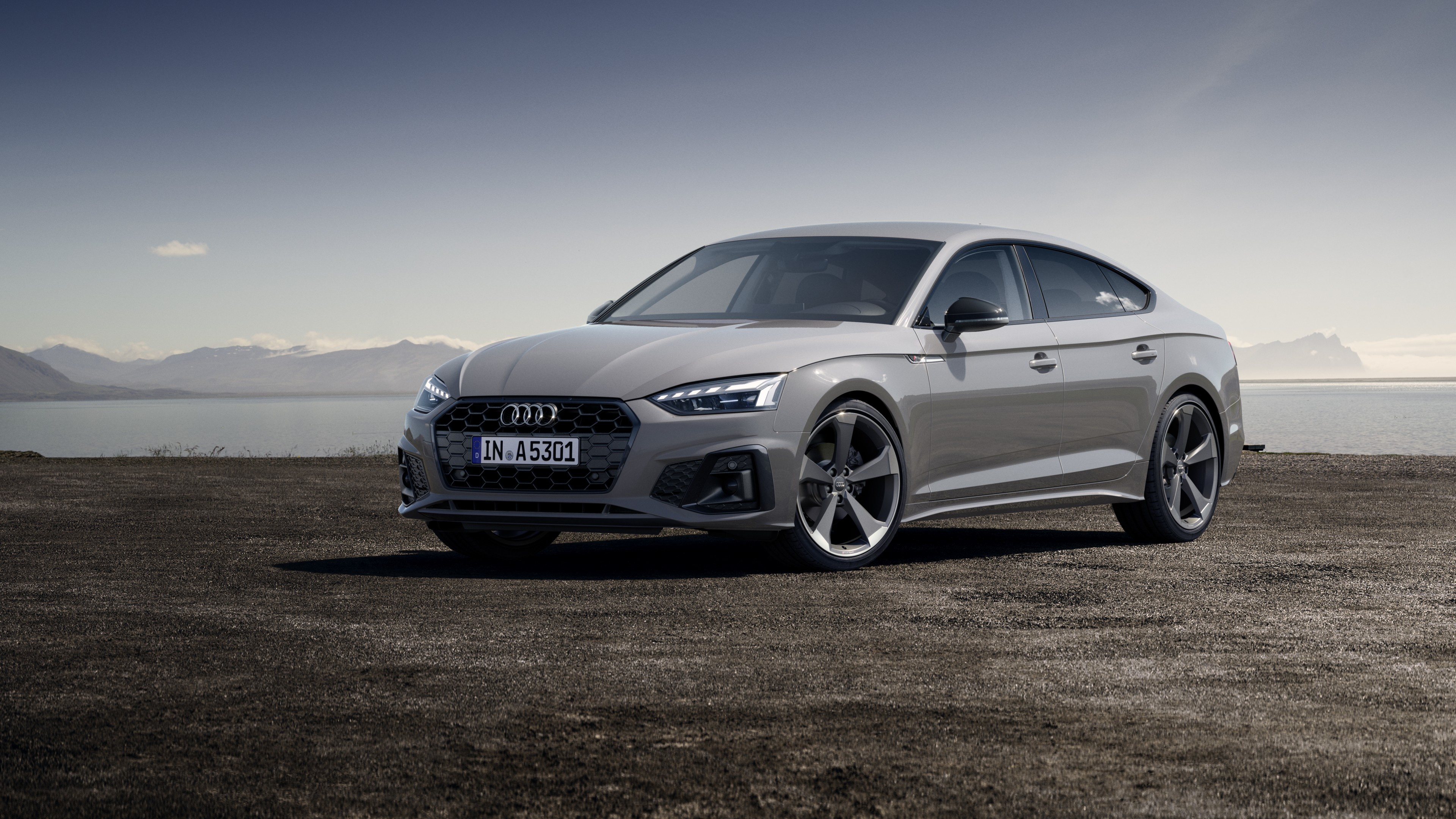Audi A5, S Line edition, 2019 model, Stunning visuals, 3840x2160 4K Desktop