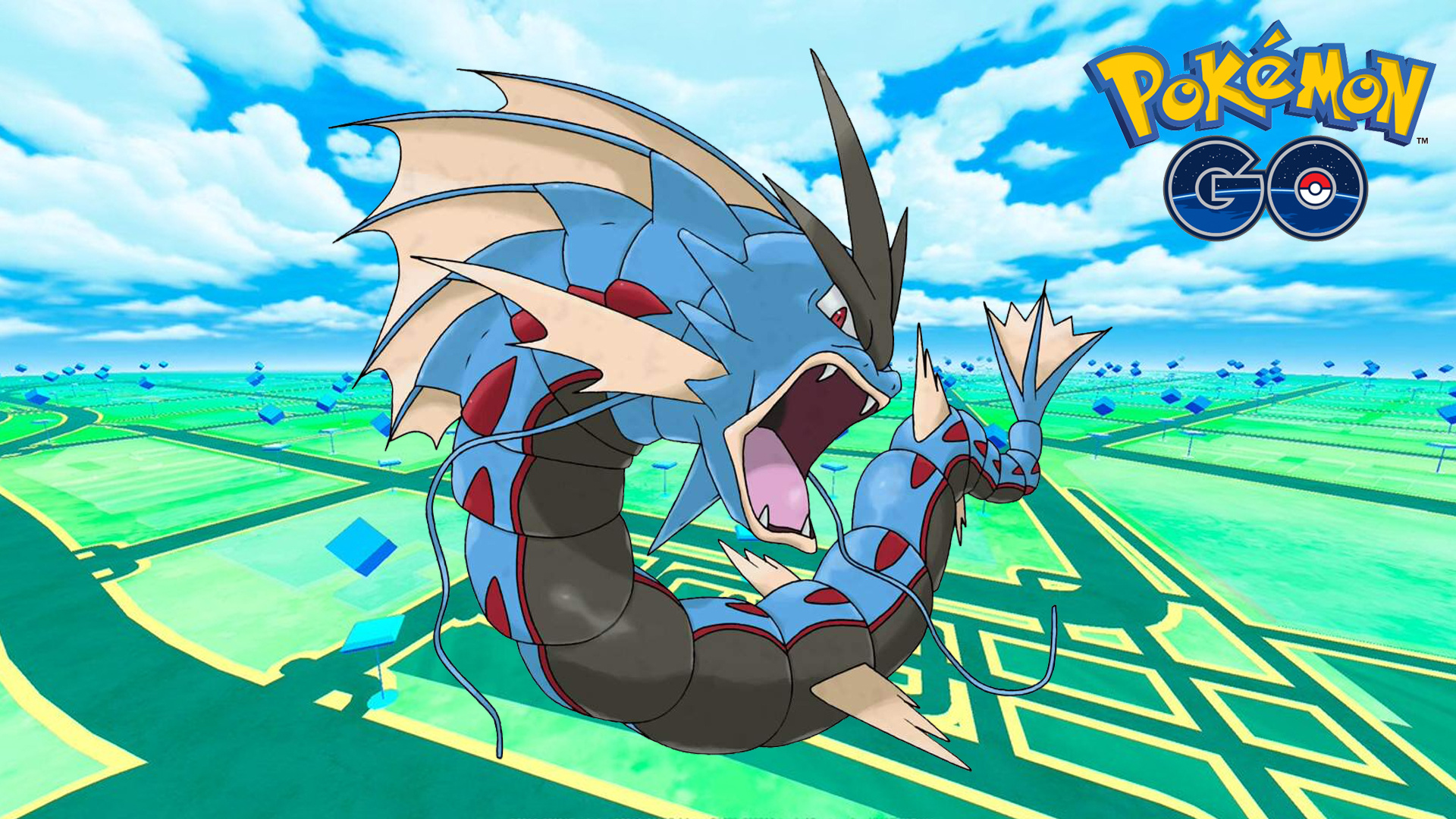 Pokmon GO, Gyarados Wallpaper, 1920x1080 Full HD Desktop