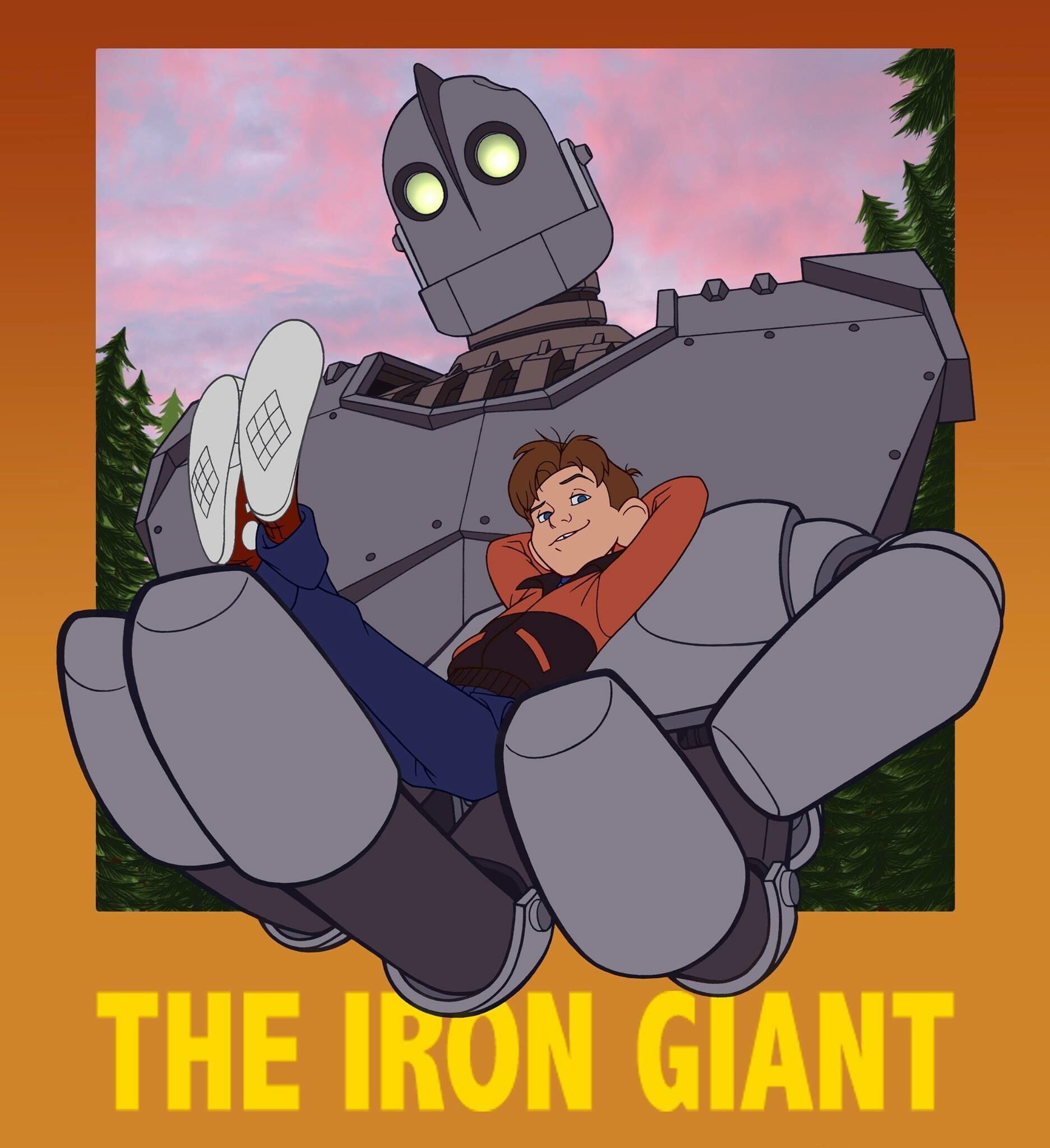 Poster, Iron Giant Wallpaper, 1880x2050 HD Phone