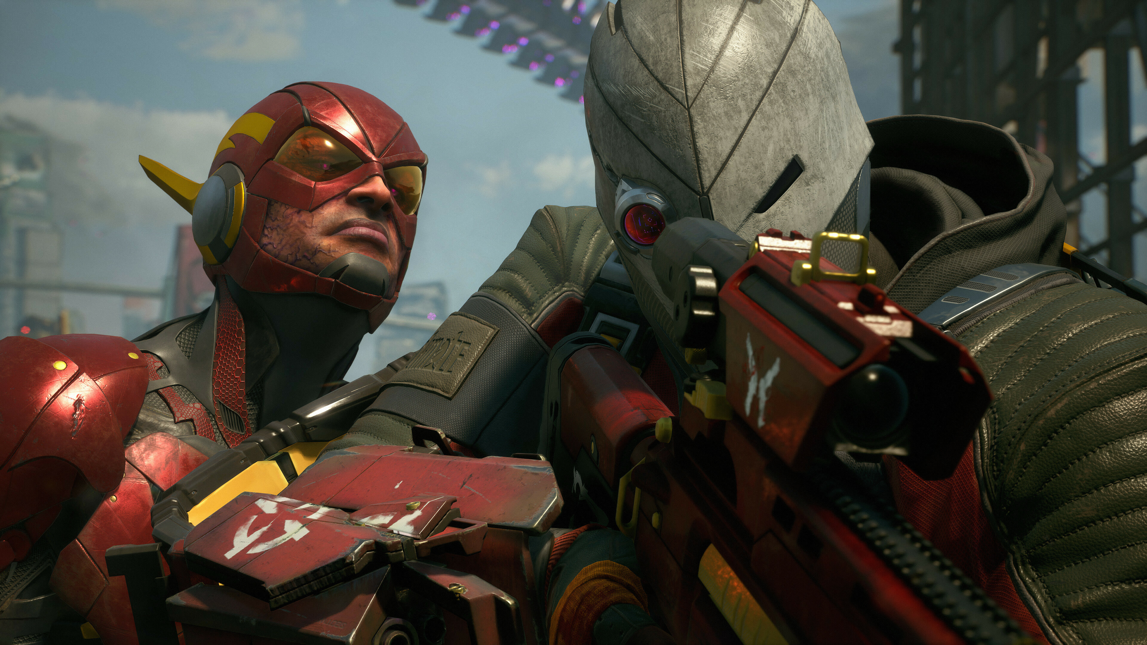 4K gaming, Dynamic visuals, Villainous alliance, Enigmatic characters, 3840x2160 4K Desktop