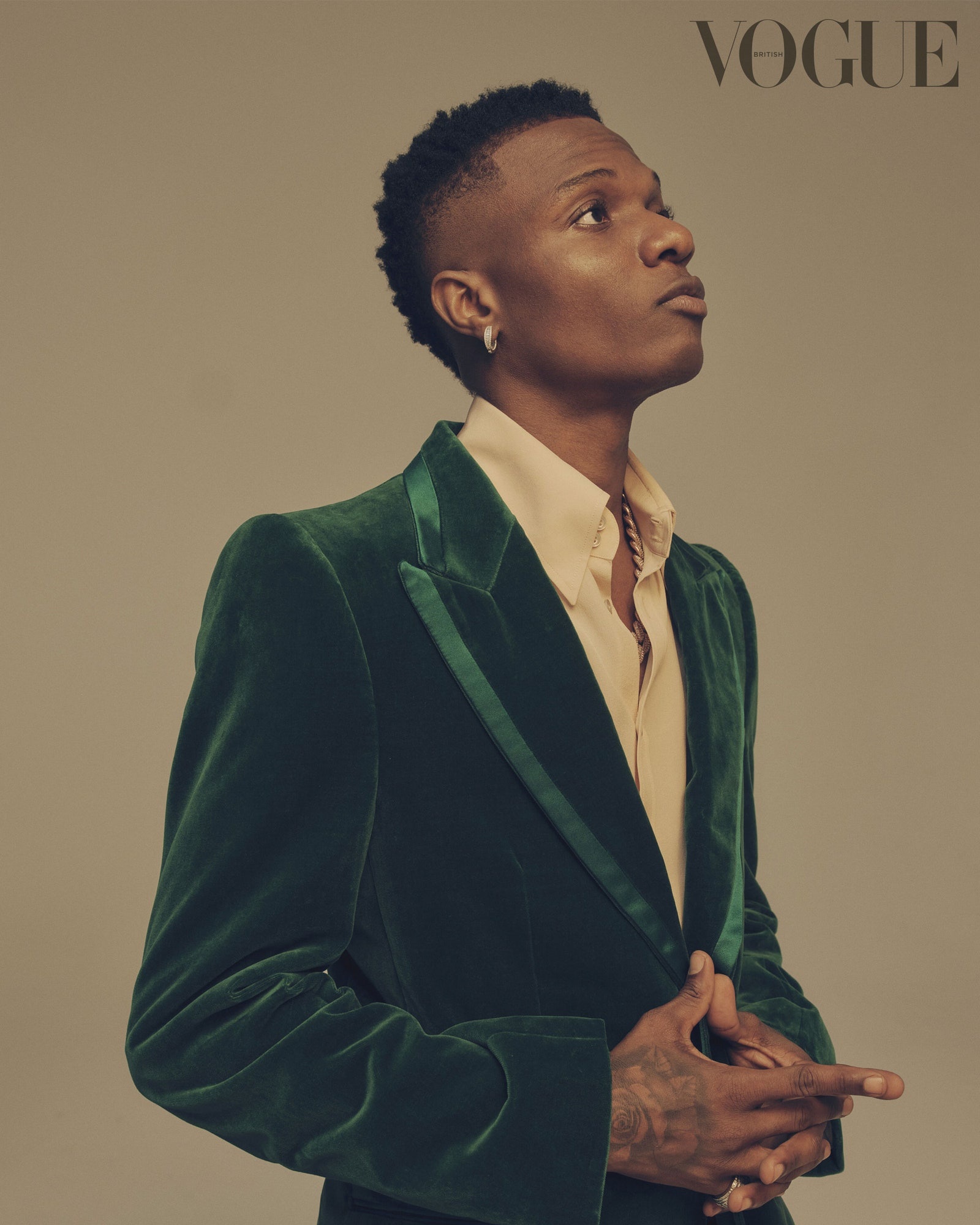 Wizkid British Vogue, Journey reflection, Made in Lagos, 1600x2000 HD Phone