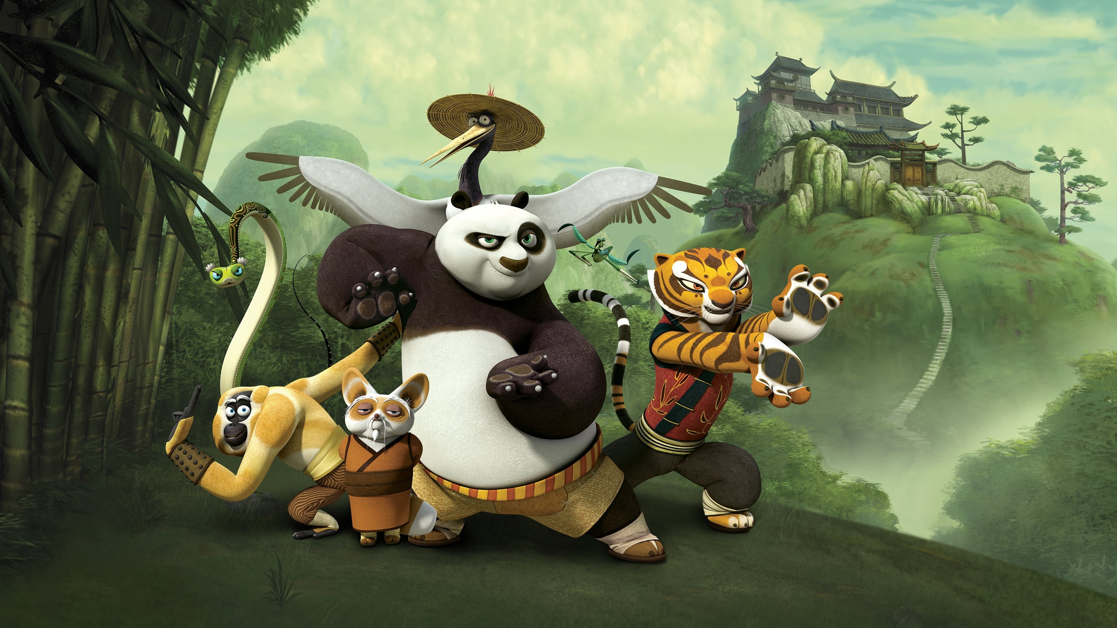 Legends of Awesomeness, Kung Fu Panda Wallpaper, 3840x2160 4K Desktop