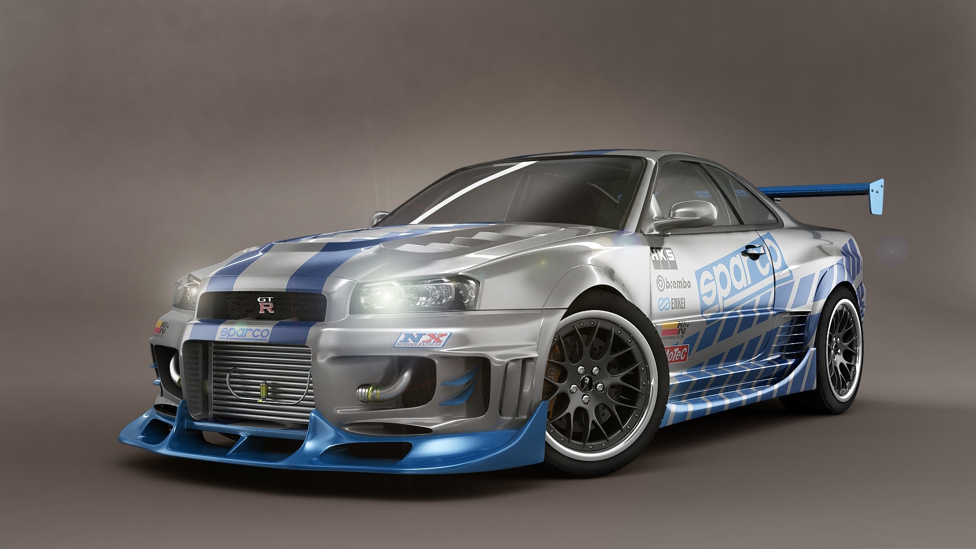 3D Model, Fast and Furious Skyline Wallpaper, 1920x1080 Full HD Desktop