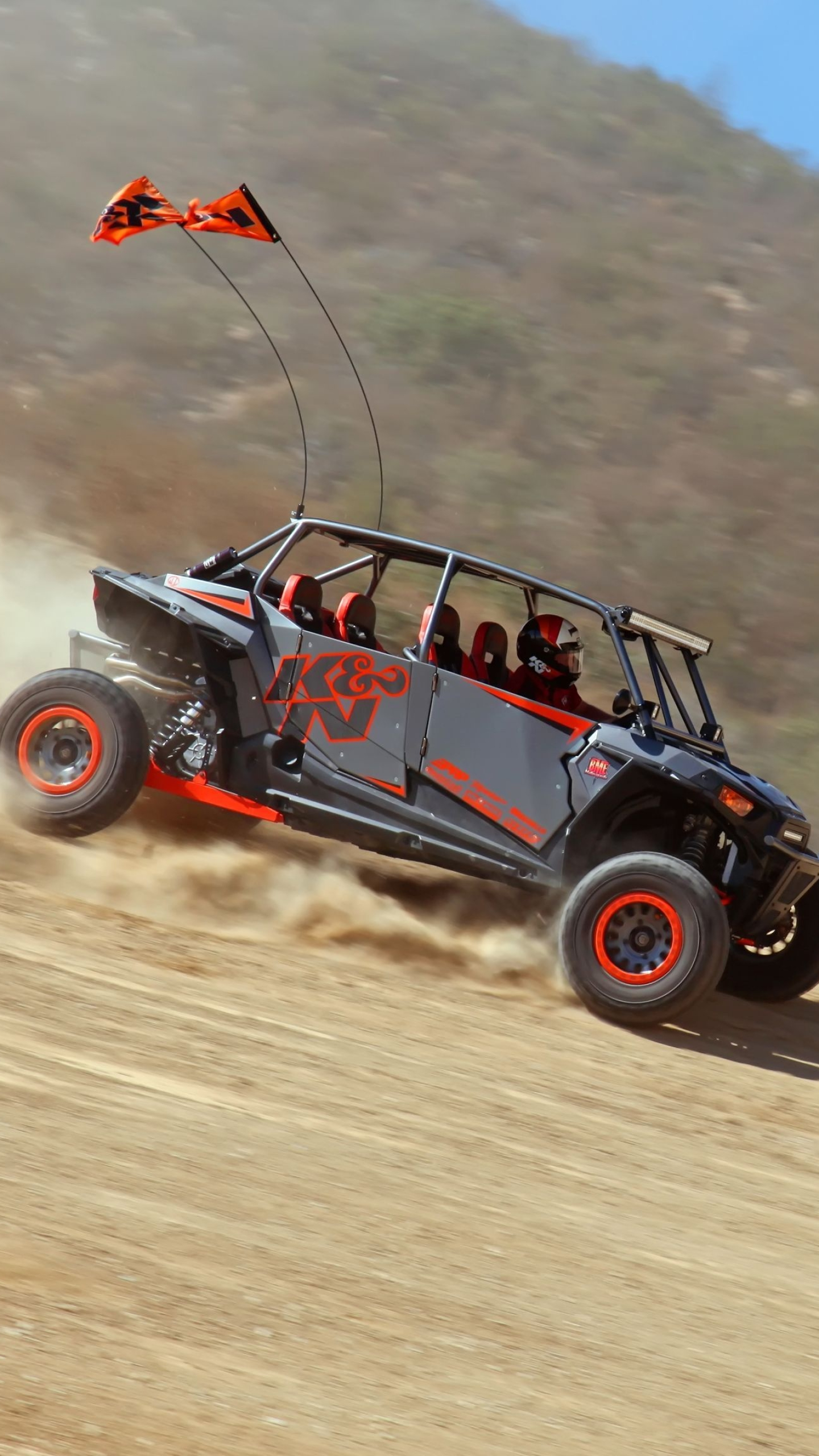 Polaris RZR, Thrilling rides, Adrenaline rush, Extreme off-roading, 1440x2560 HD Phone