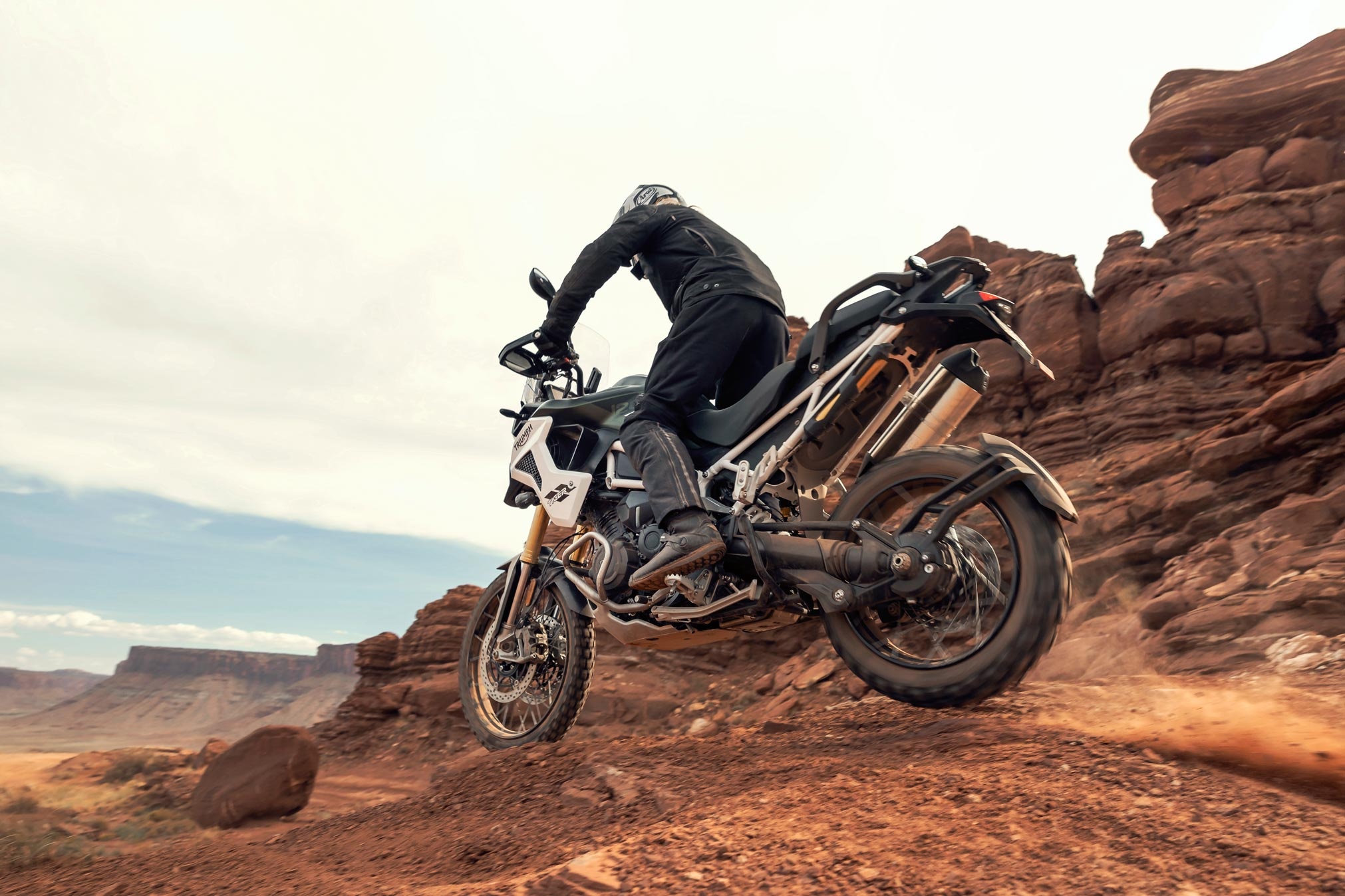 Triumph Tiger 1200, Rally Pro, Lone rider, Explorer, 2030x1350 HD Desktop