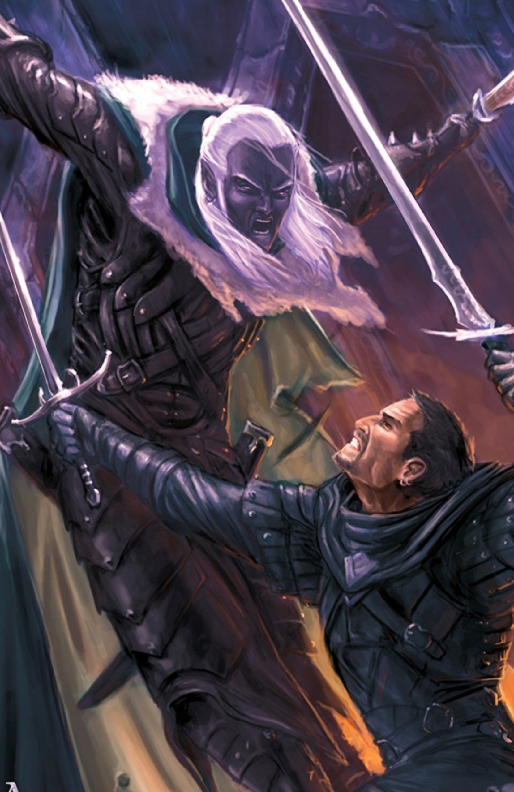Legend of Drizzt, Dungeons & Dragons, Streams of silver, 1670x2560 HD Phone