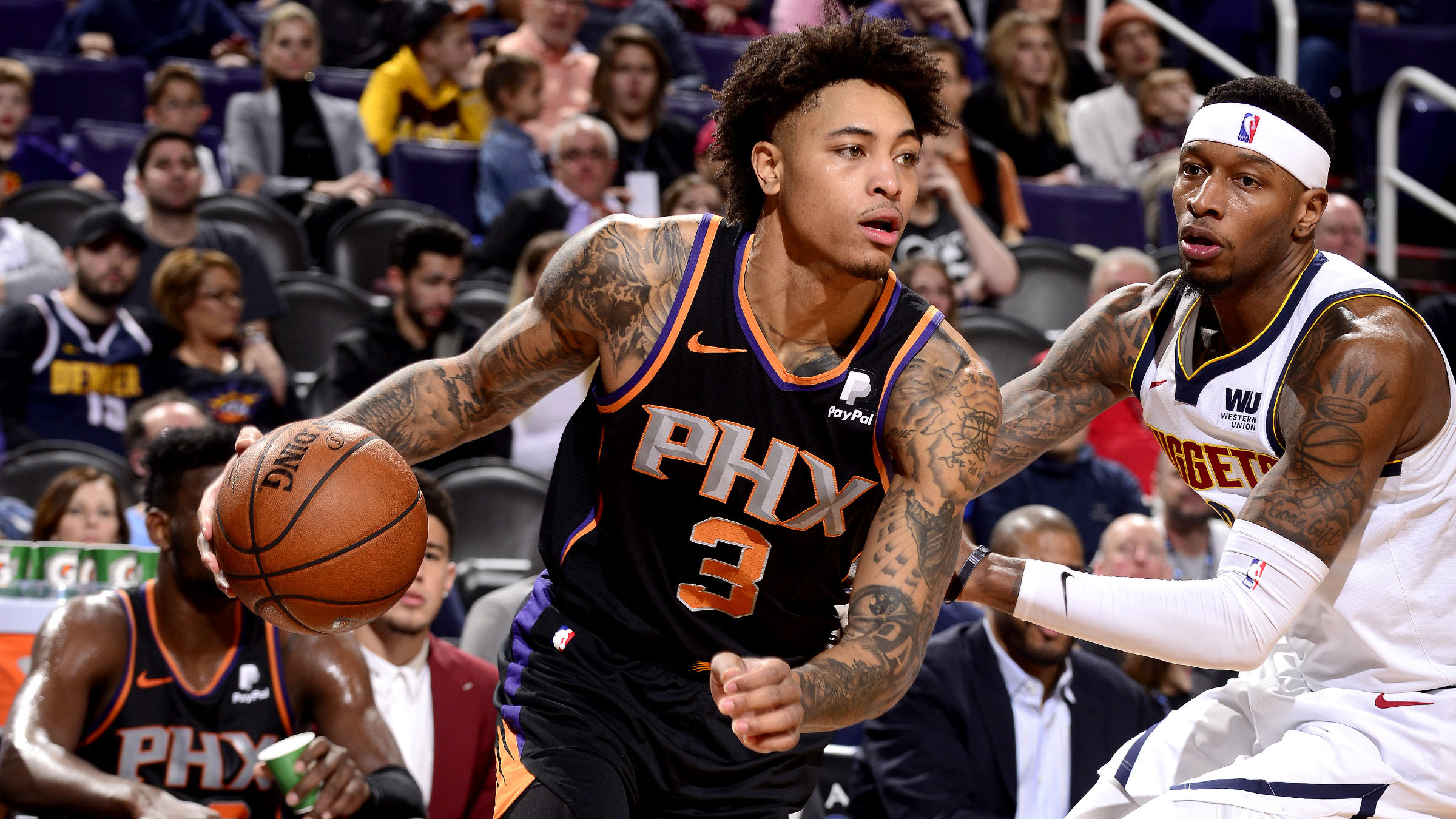 Nuggets vs Suns, Kelly Oubre Wallpaper, 2400x1350 HD Desktop