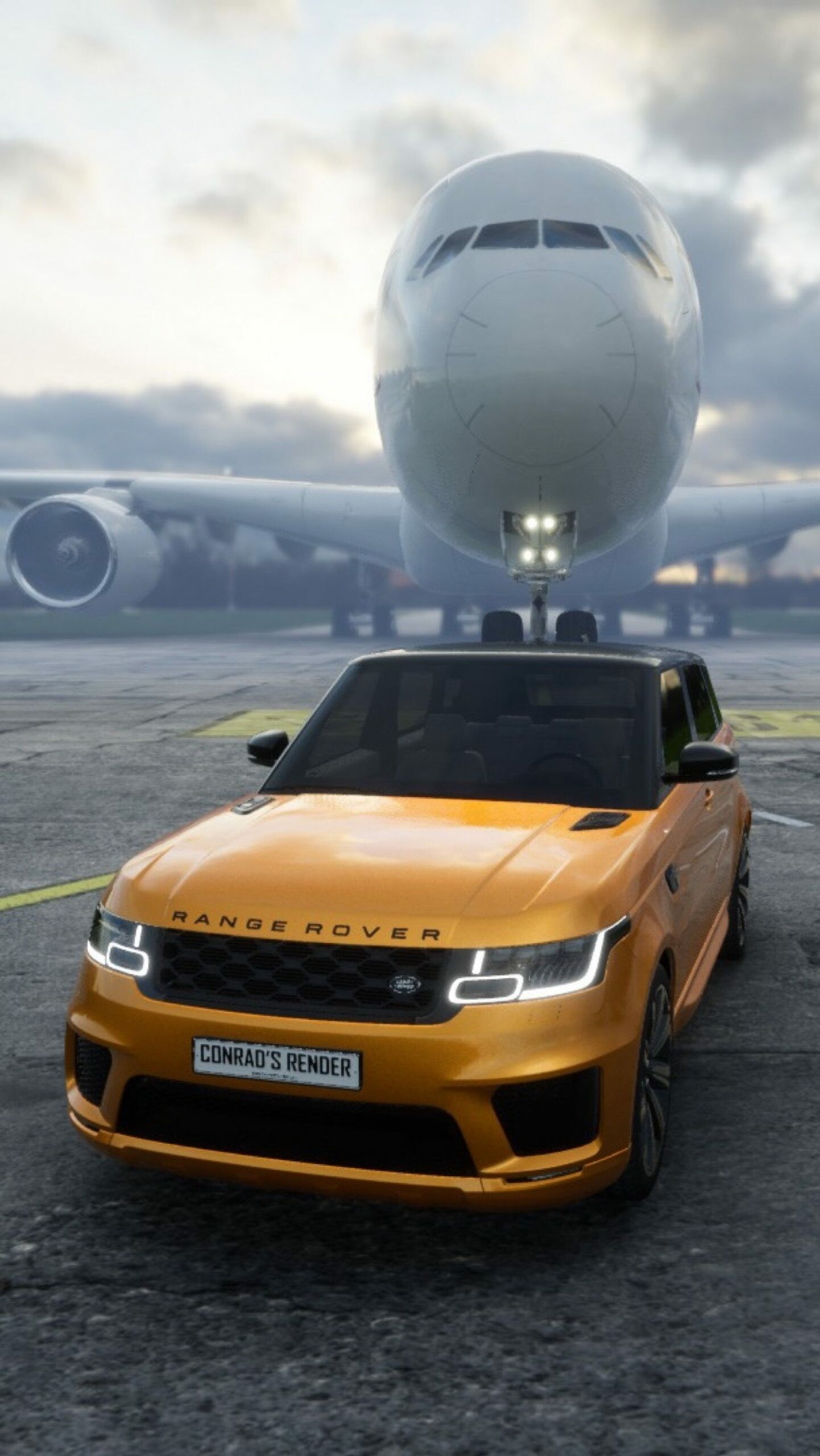 Range Rover wallpaper, 4k beauty, High-definition perfection, Automotive masterpiece, 1450x2560 HD Phone
