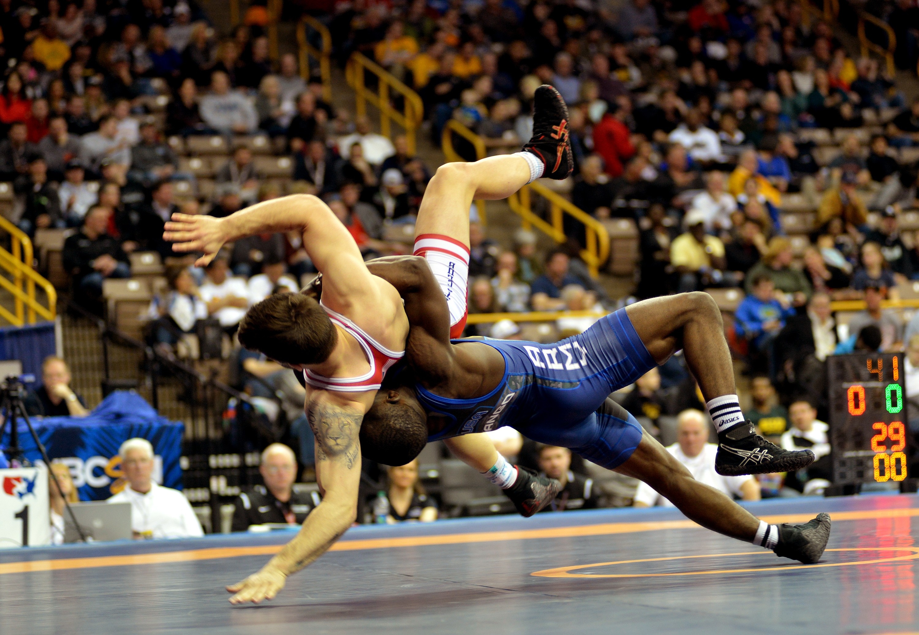 Ryan Mango vs Nikko Triggas, Greco-Roman Wrestling Wallpaper, 3000x2080 HD Desktop