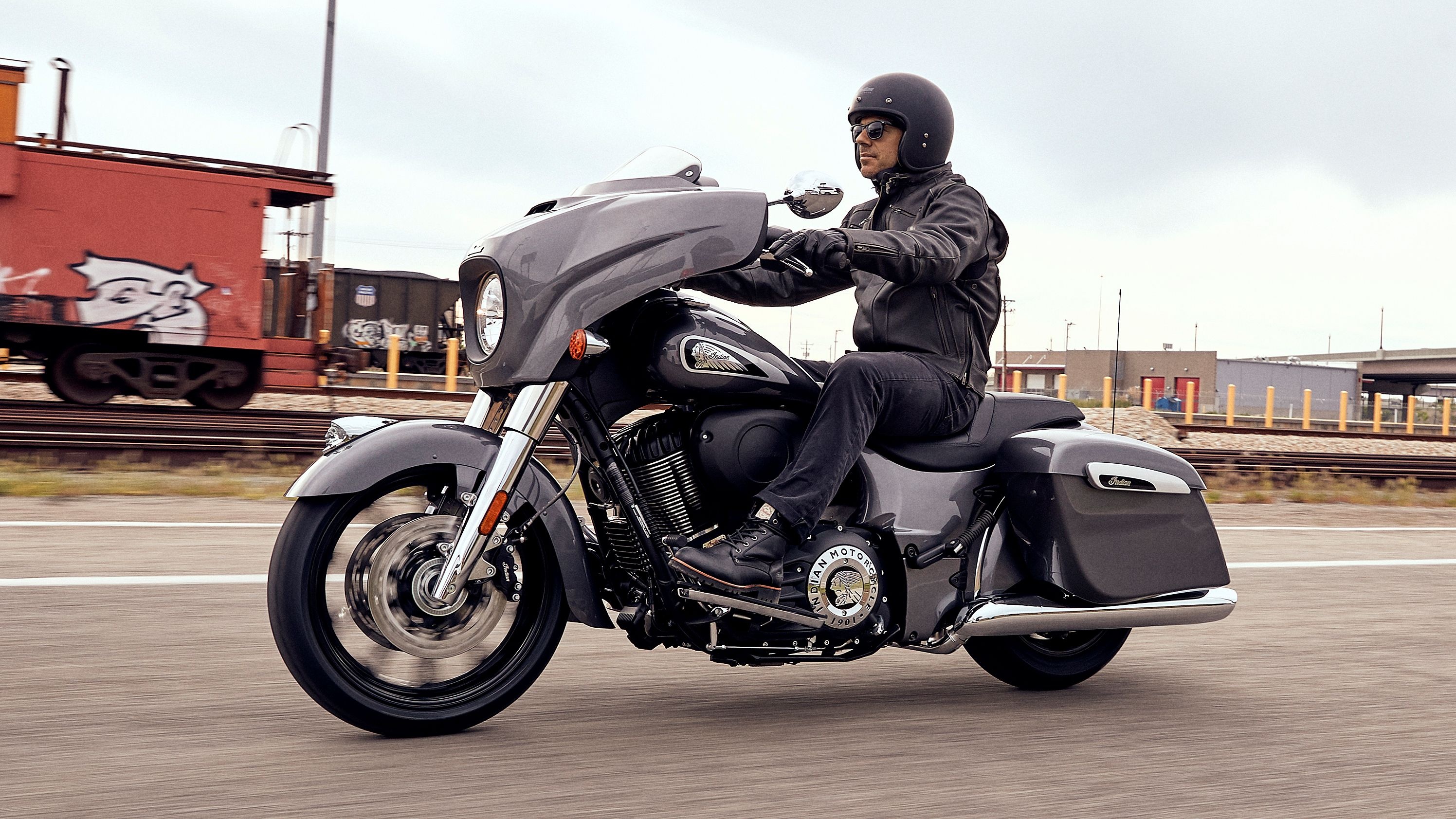 Indian Chieftain Limited, Motorcycle, Top speed, Dark horse, 3000x1690 HD Desktop
