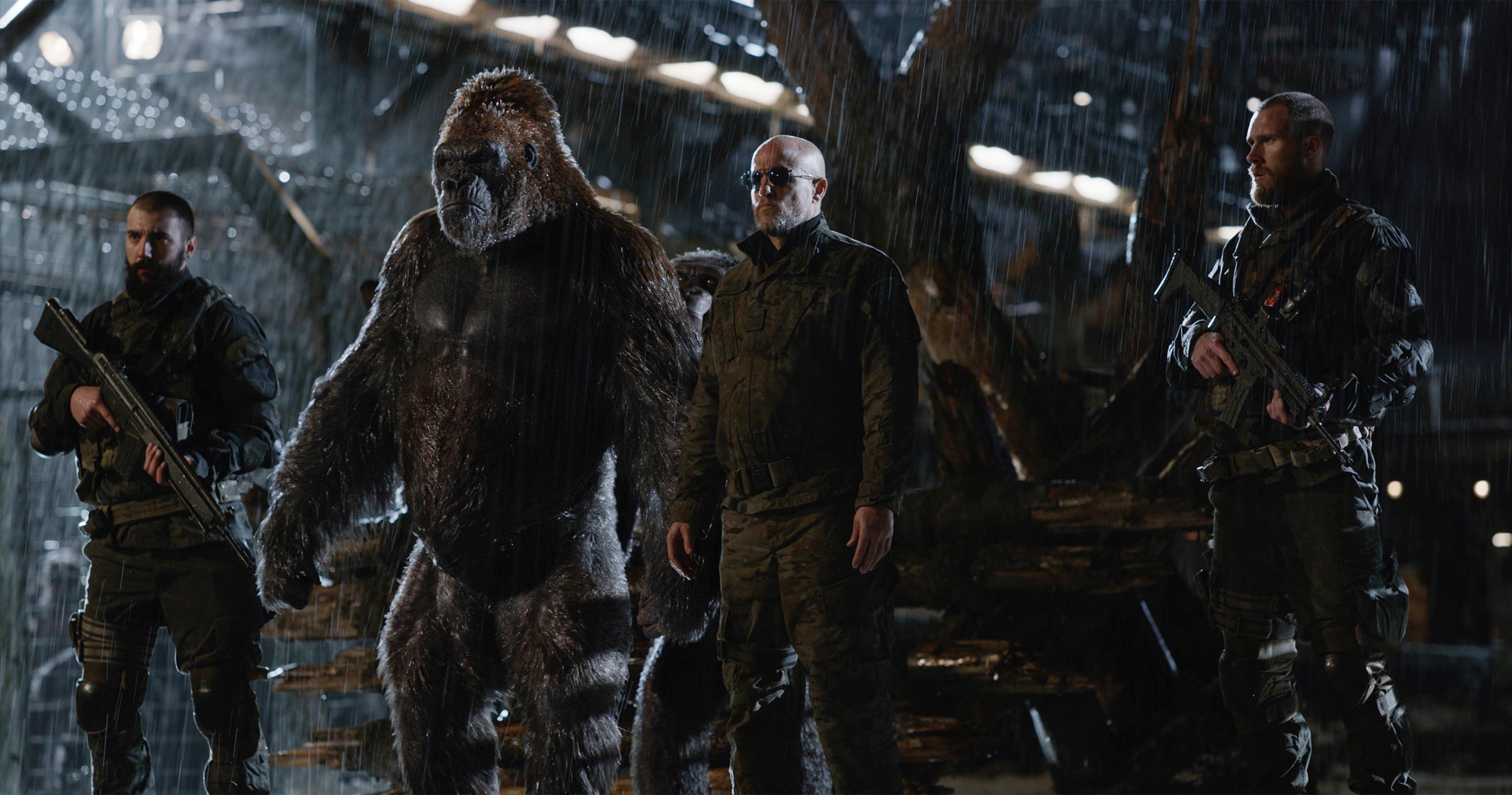 War for the Planet of the Apes Movie, Gripping war story, Intelligent storytelling, Emotional depth, 3430x1810 HD Desktop