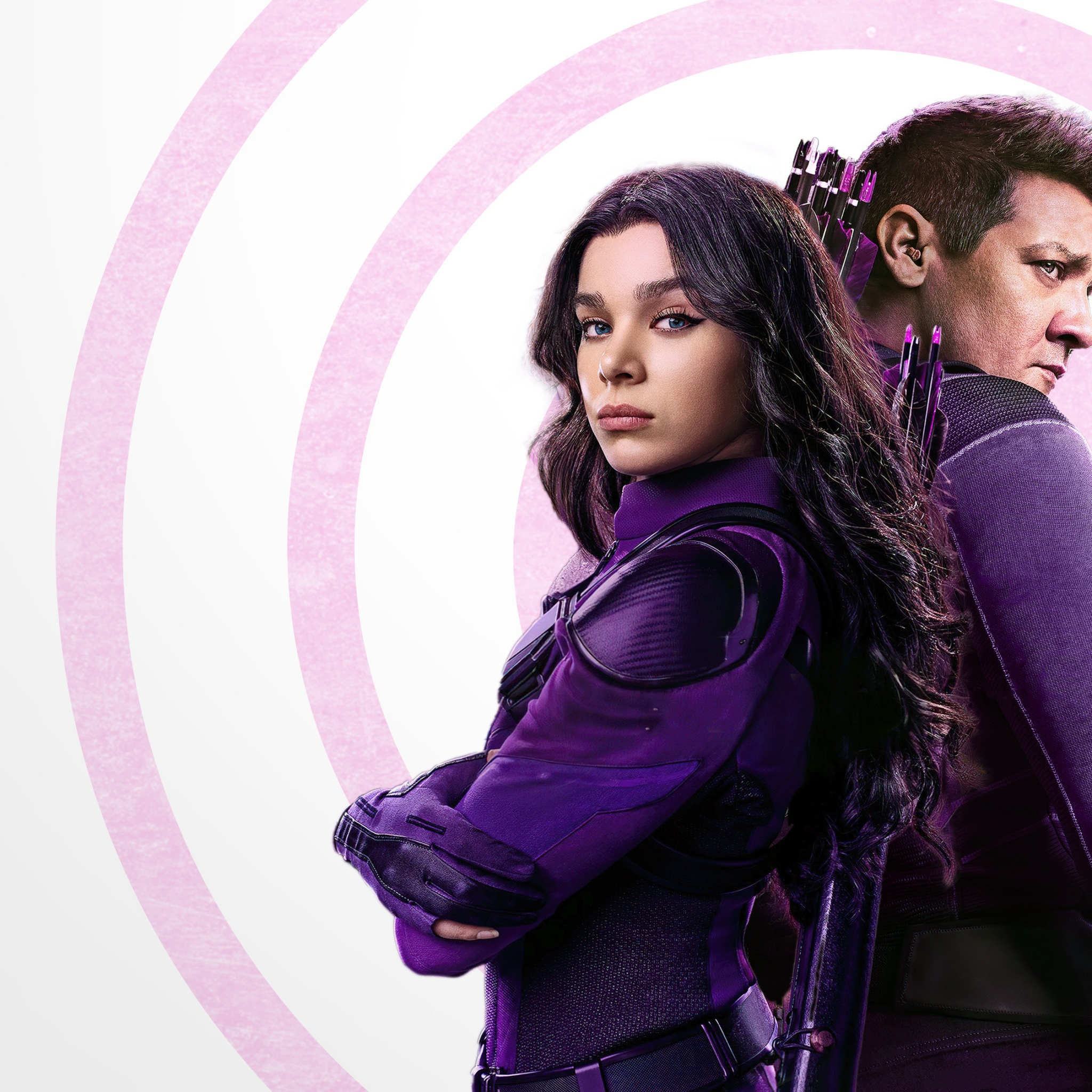 Hawkeye, 4K wallpaper, Jeremy Renner, Clint Barton, 2050x2050 HD Phone
