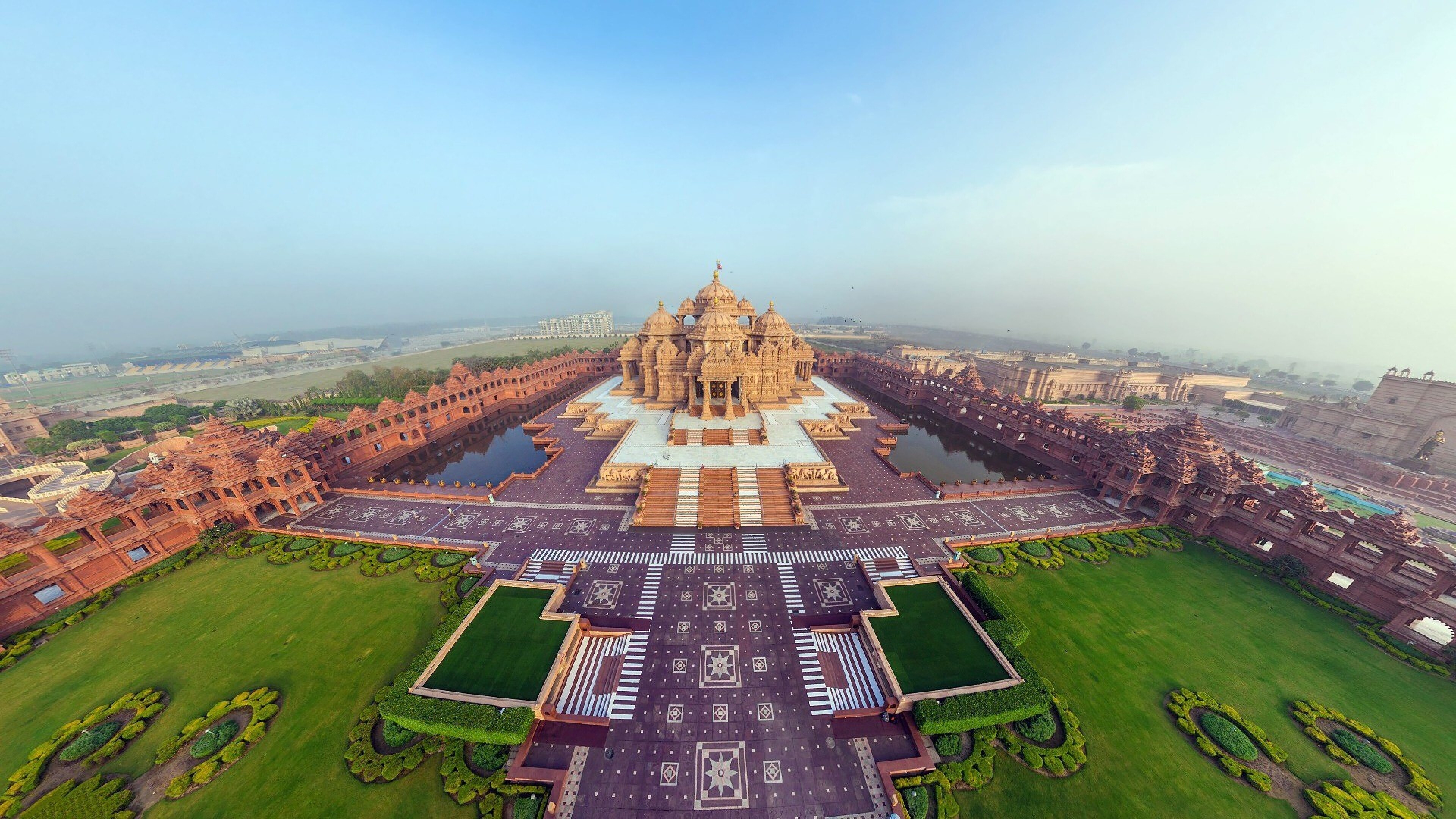 Swaminarayan Akshardham, India Wallpaper, 3840x2160 4K Desktop