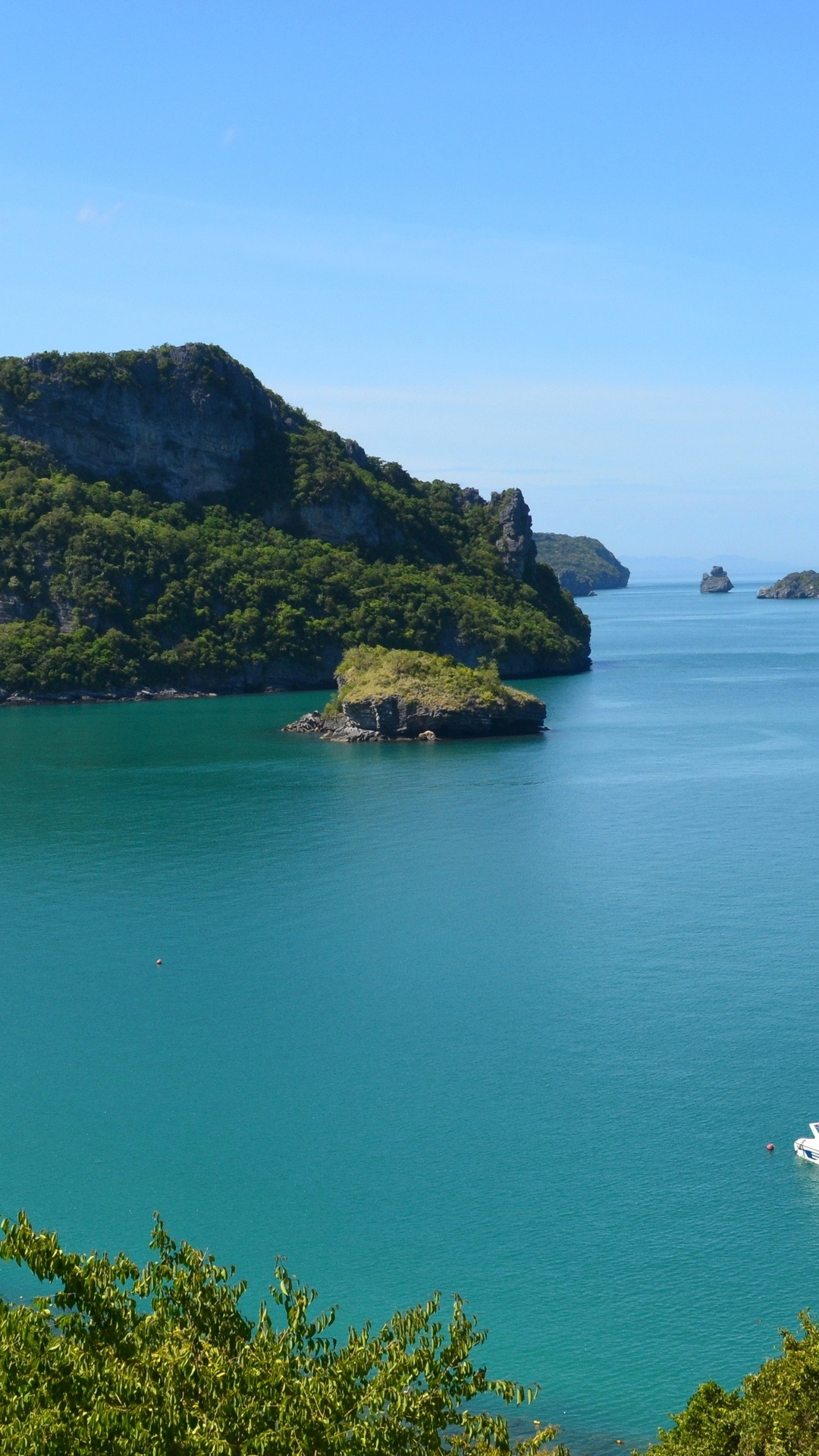 Thailand landscape, Koh Samui sea, Stunning wallpaper, Tropical beauty, 1080x1920 Full HD Phone
