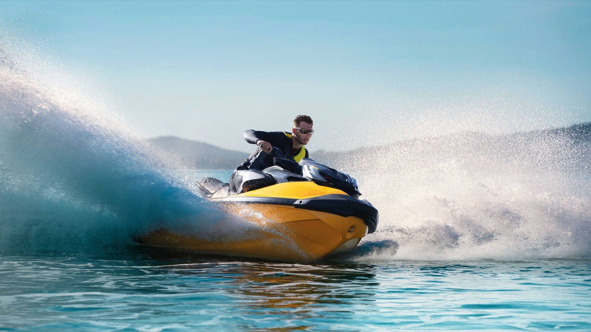 Sea-Doo Jetskis, Watercraft purchase, Boating pleasure, Wave-pounding ride, 1920x1080 Full HD Desktop