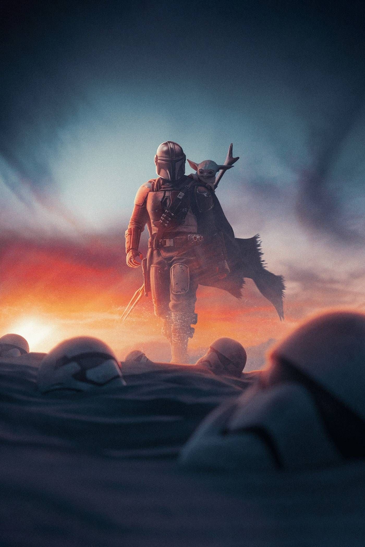 The Mandalorian, Yoda (Star Wars) Wallpaper, 1400x2100 HD Phone