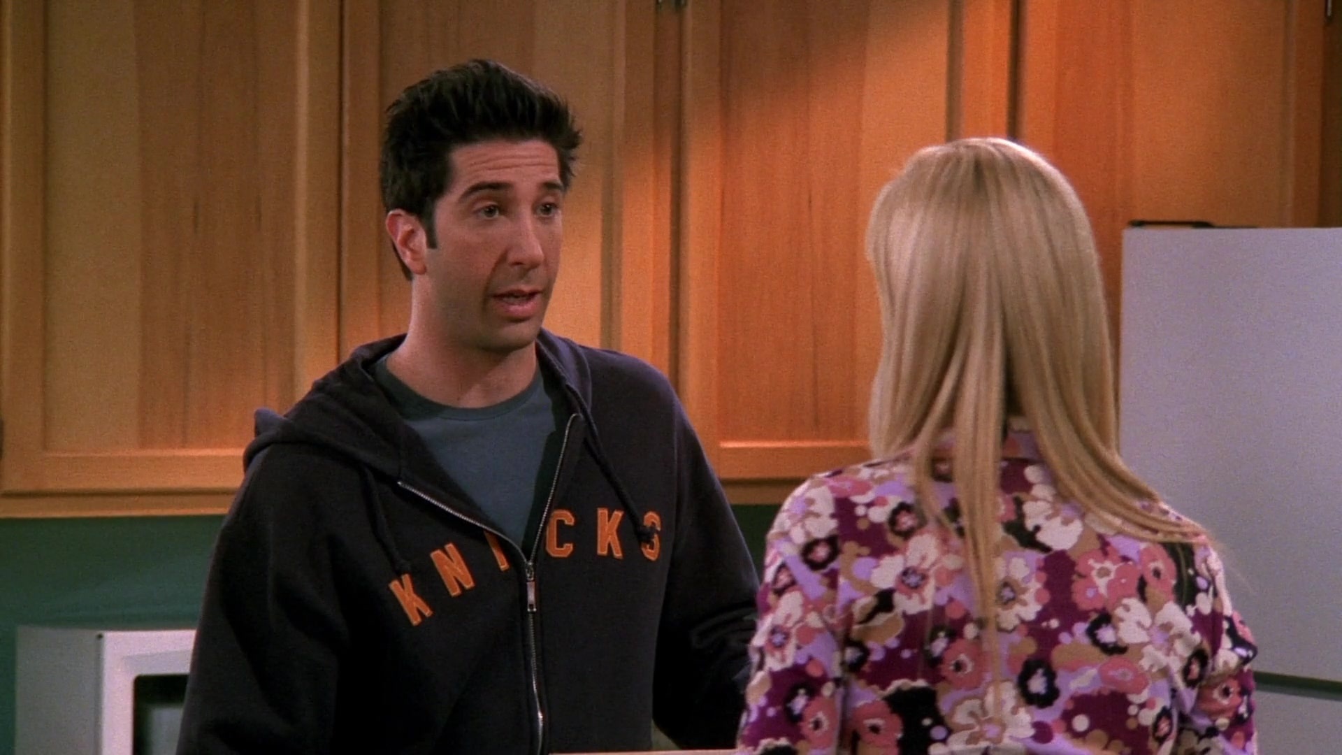 Knicks hoodie, David Schwimmer, Friends, 1920x1080 Full HD Desktop