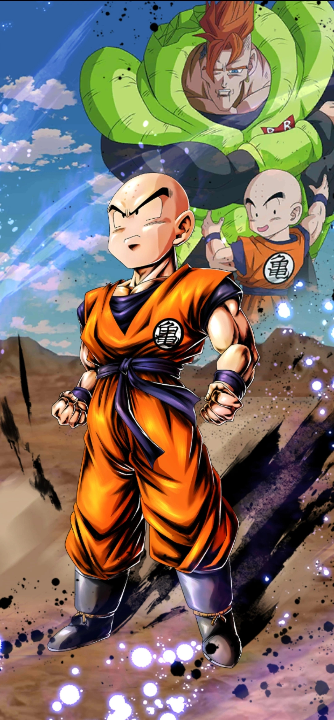Krillin, EX PUR, Dragon Ball Legends, 1080x2330 HD Phone