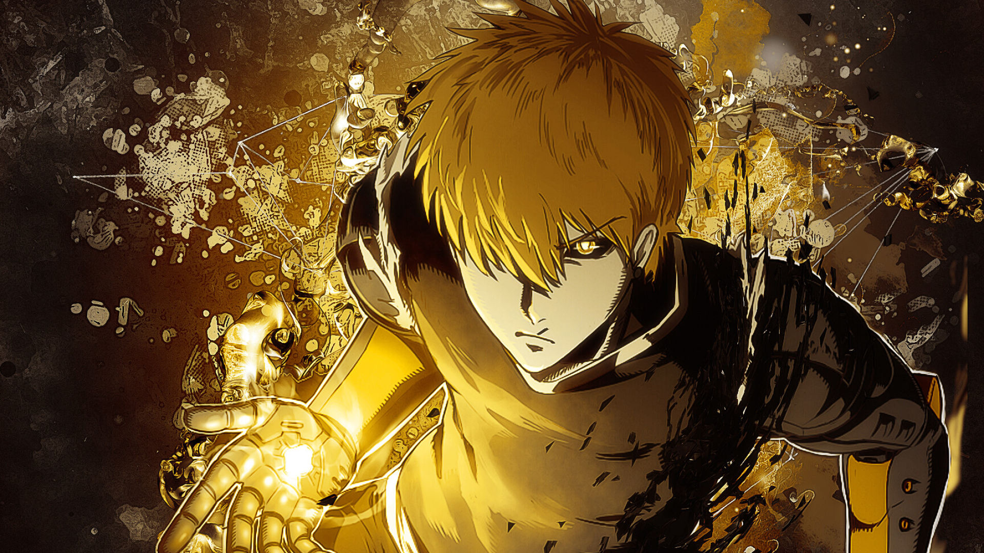 Genos in HD, One Punch Man artwork, Stunning visuals, Epic backgrounds, 1920x1080 Full HD Desktop