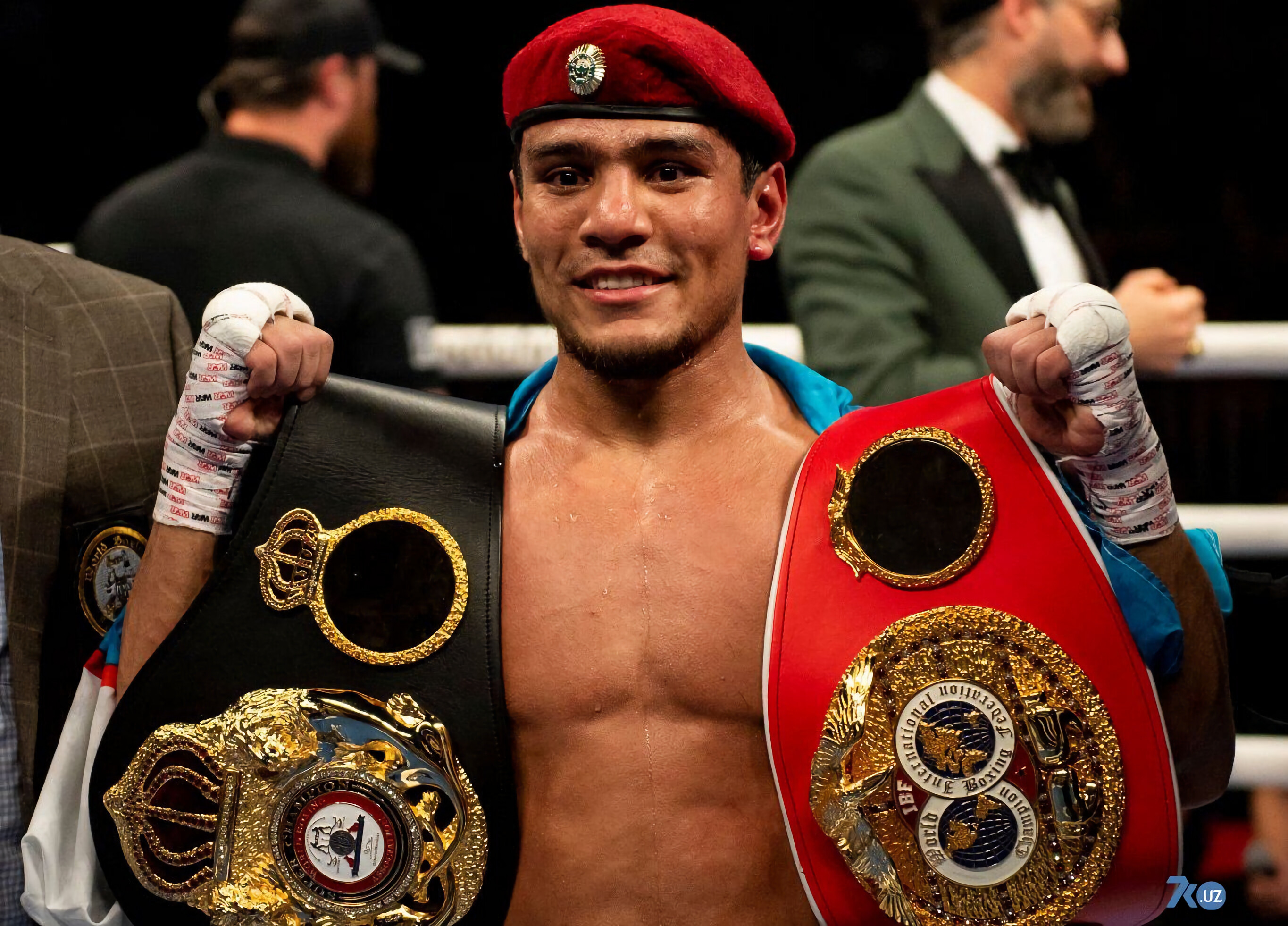 Murodjon Akhmadaliev, Boxing champion's dominance, Boxing legend in the making, Perfect hooks, 2730x1970 HD Desktop
