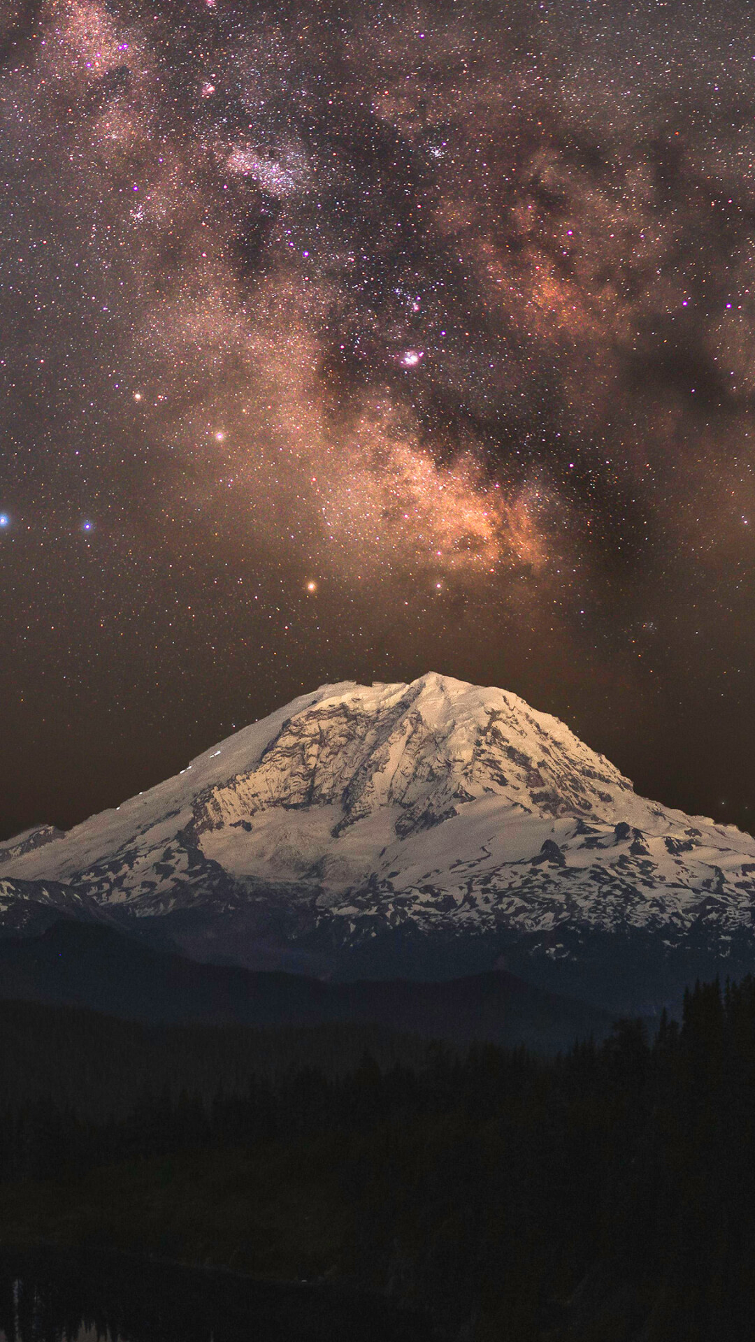Milky Way, Summit lake, HD wallpaper, 1080x1920 Full HD Phone