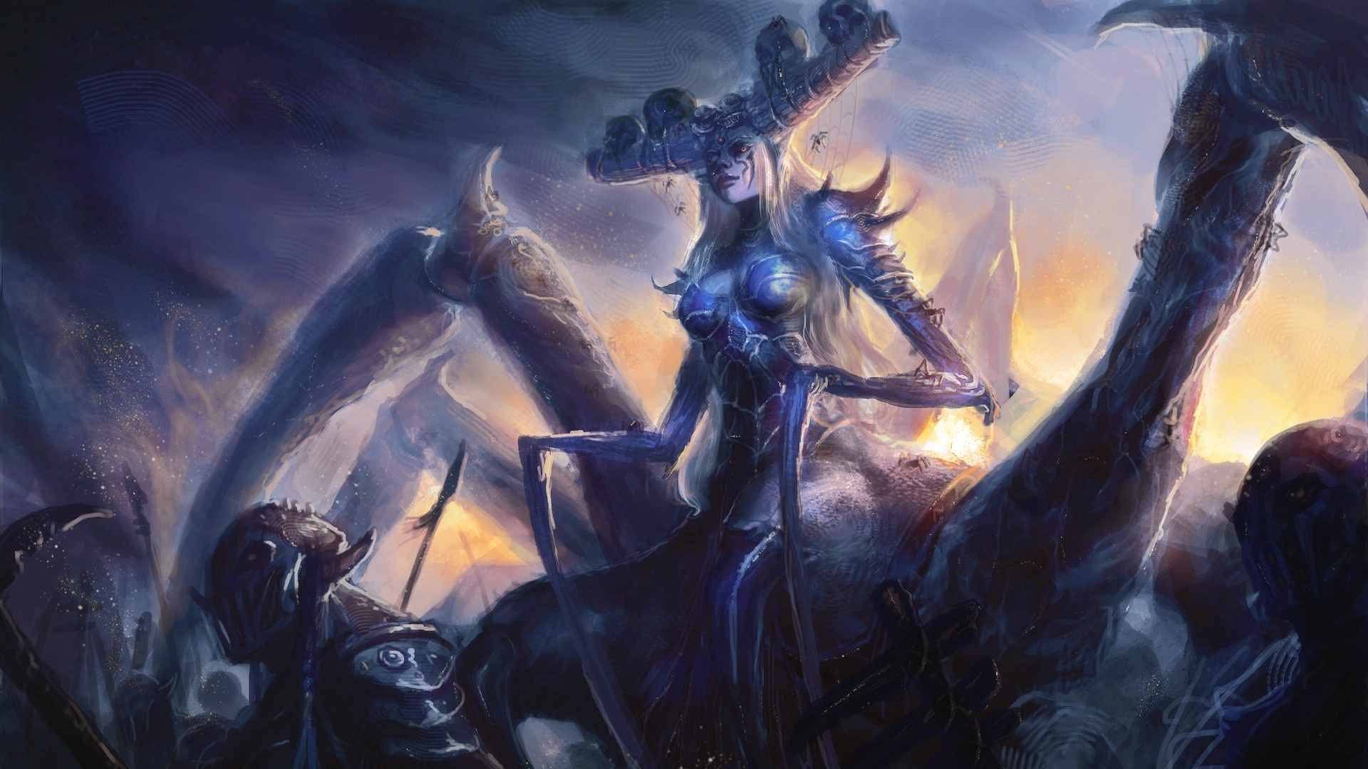 League of Legends, Elise wallpapers, Diverse selection, Gaming artwork, 1920x1080 Full HD Desktop