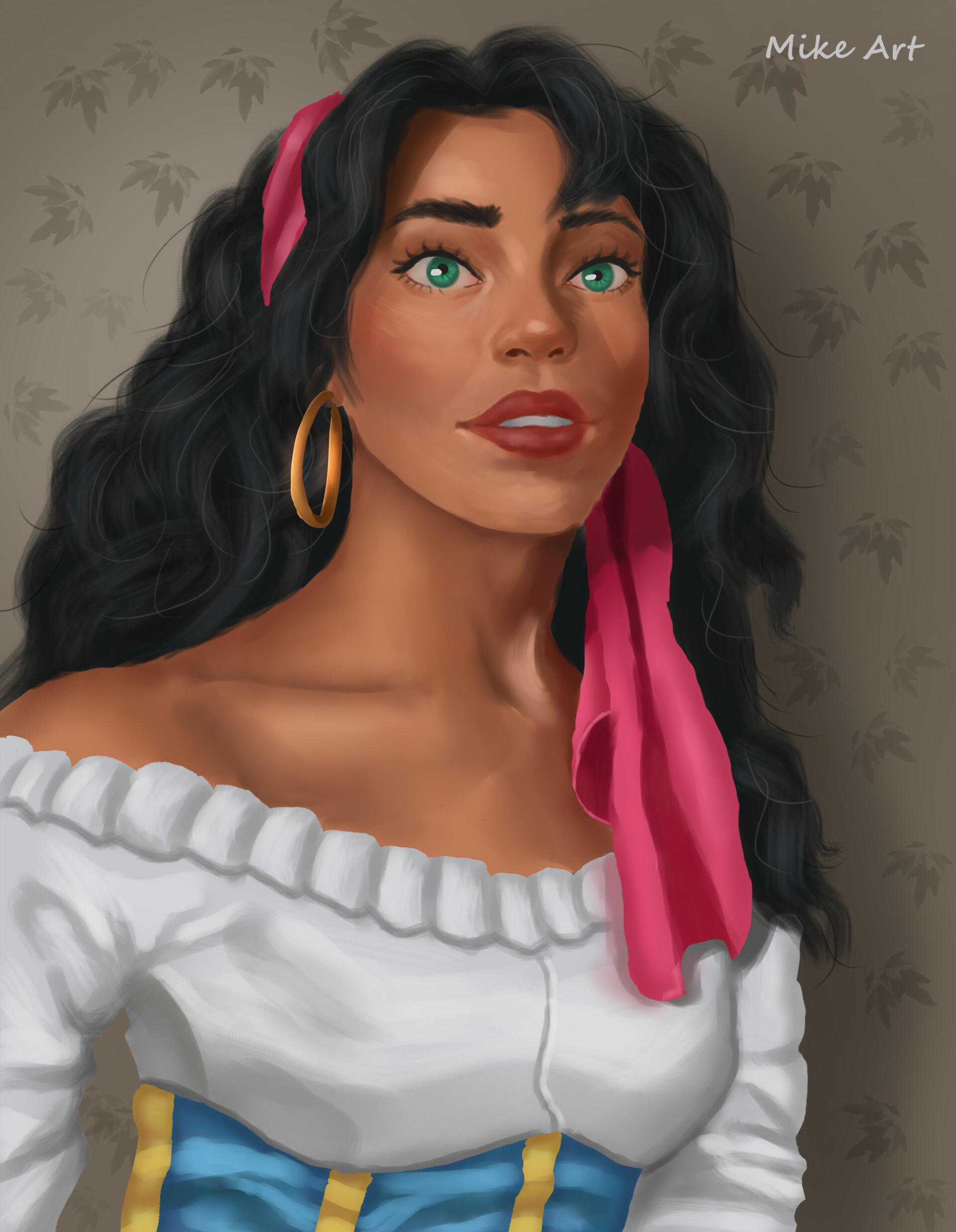 Esmeralda, Hunchback of Notre Dame, Artstation, Disney, 1920x2480 HD Phone