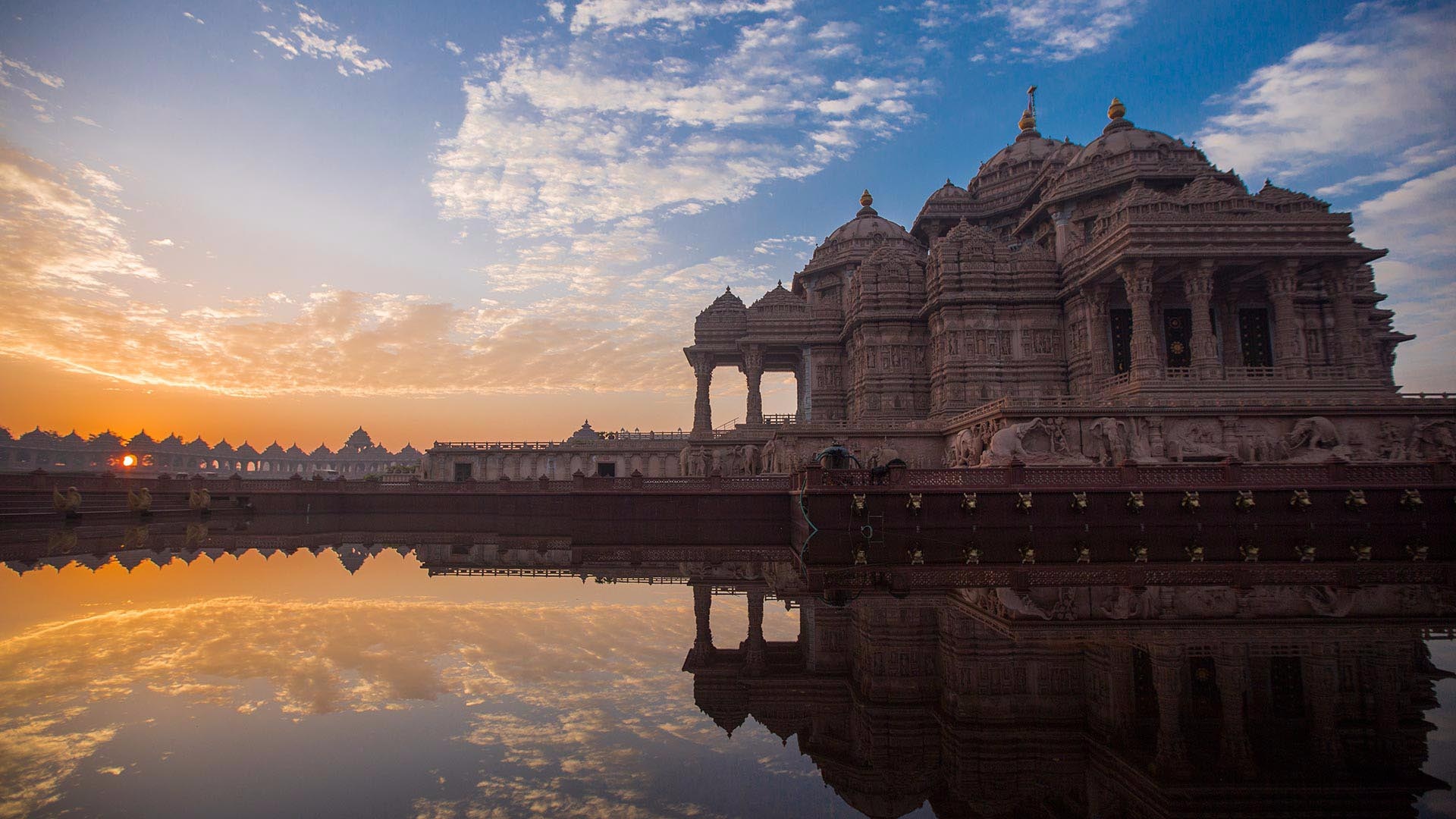 New Delhi, Akshardham new delhi, Vishva Hindu Parishad, Thailand, 1920x1080 Full HD Desktop
