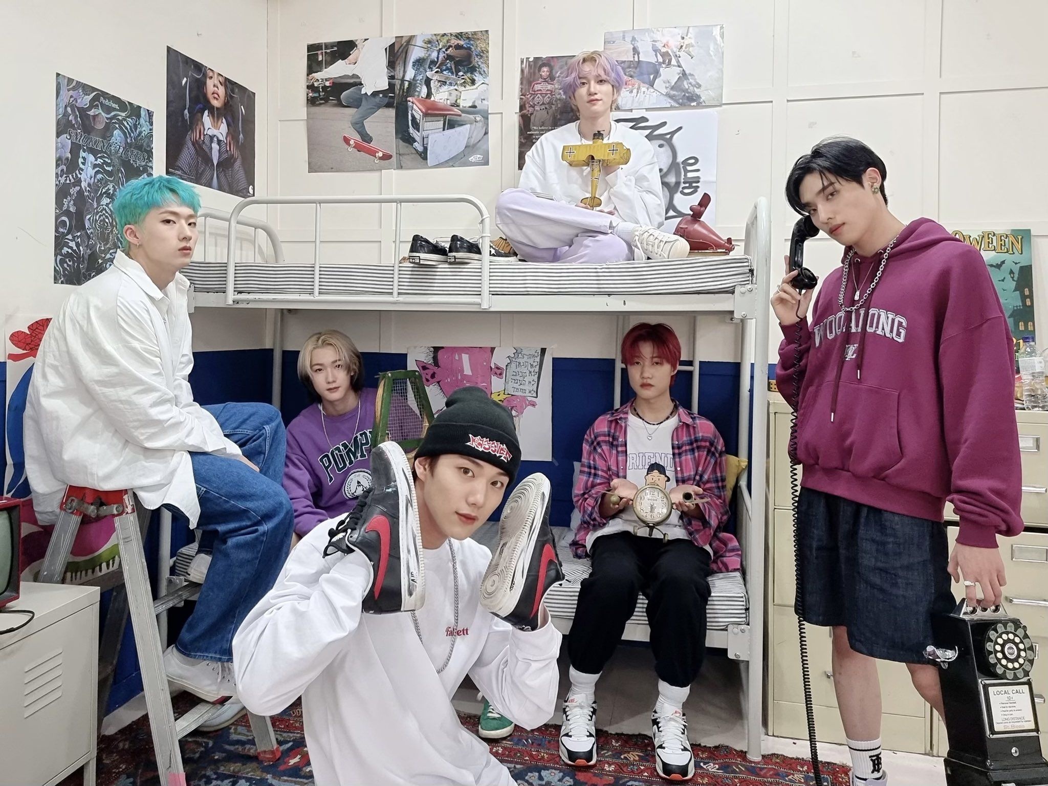 Jongseob in P1Harmony, Official Twitter, Photo recreation, Boy bands, 2050x1540 HD Desktop