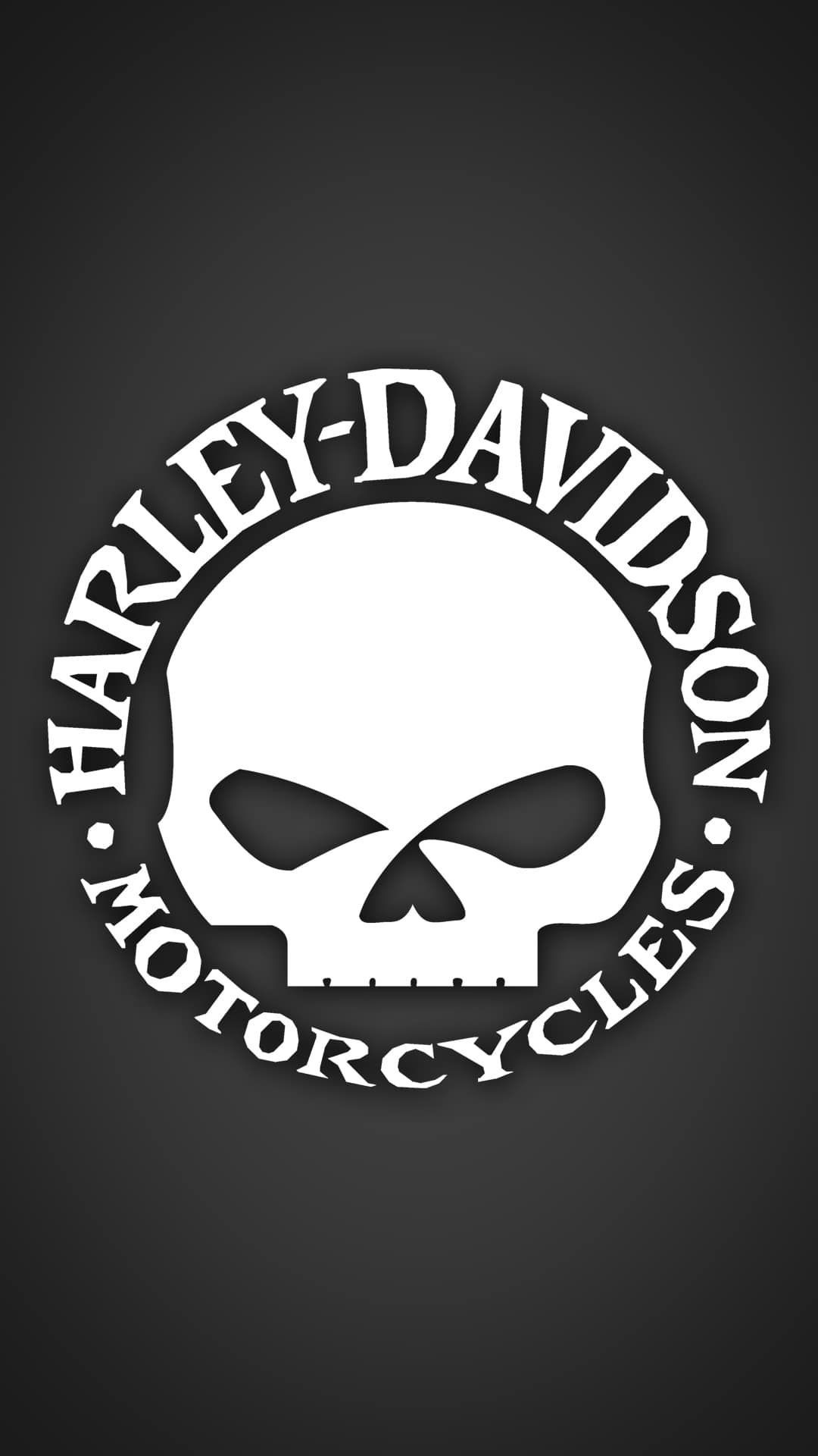 Skull, Harley-Davidson Logo Wallpaper, 1080x1920 Full HD Phone