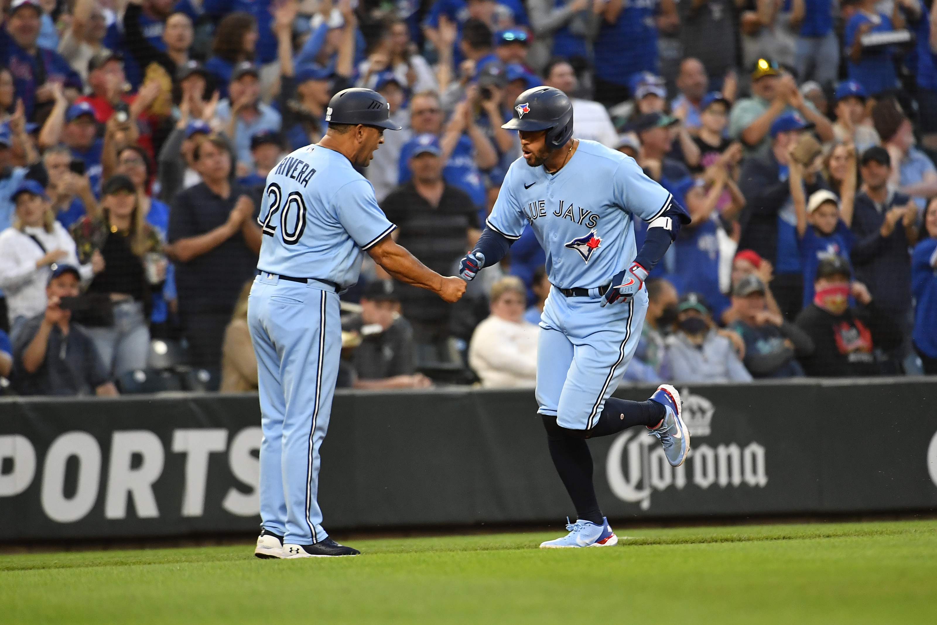 George Springer and Luis Rivera, Toronto Blue Jays Wallpaper, 3200x2140 HD Desktop