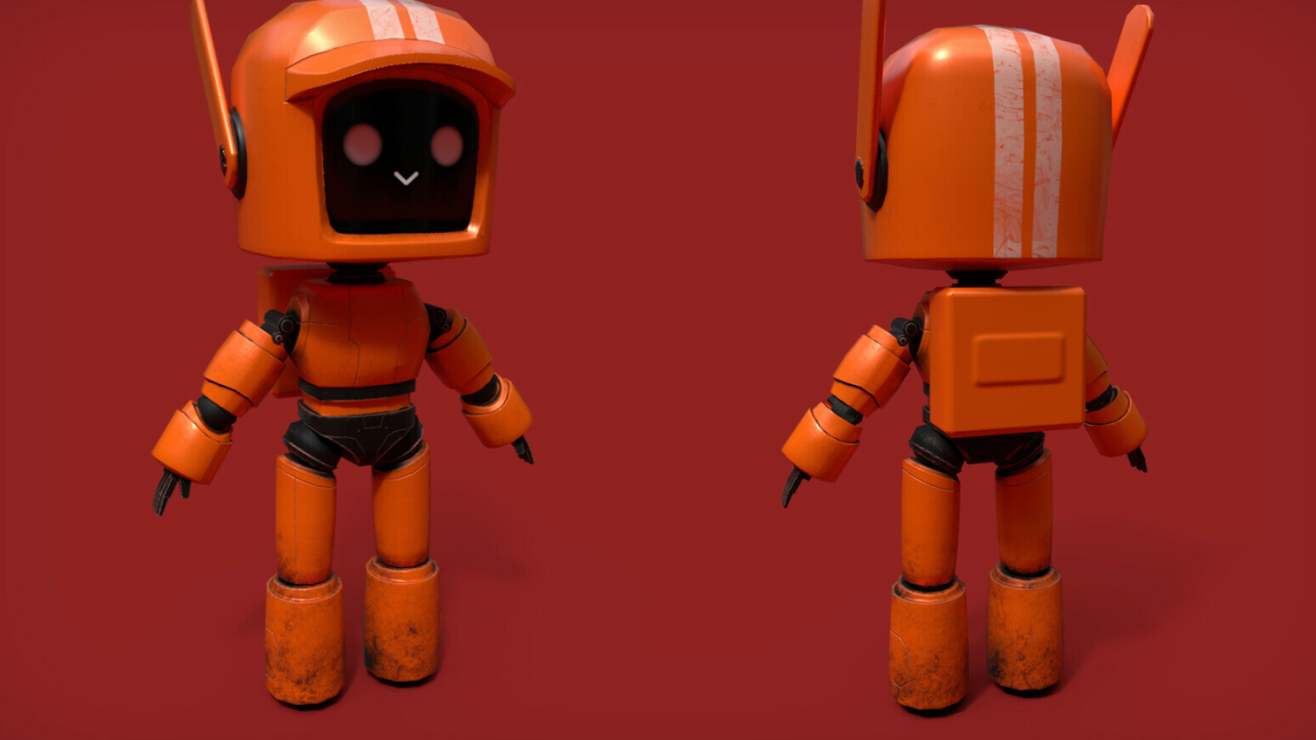 Love, Death and Robots art, Lowpoly models, Stylish aesthetics, Digital creativity, 1920x1080 Full HD Desktop