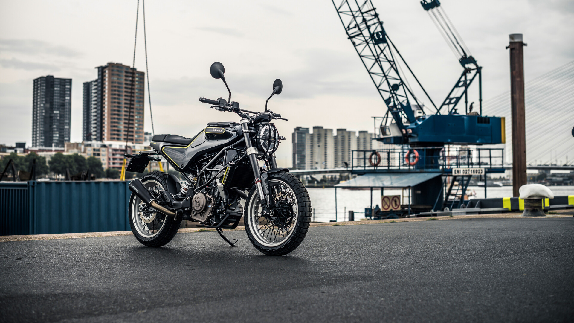 Husqvarna Auto, Svartpilen 401, Minimalist design, Urban street bike, 1920x1080 Full HD Desktop