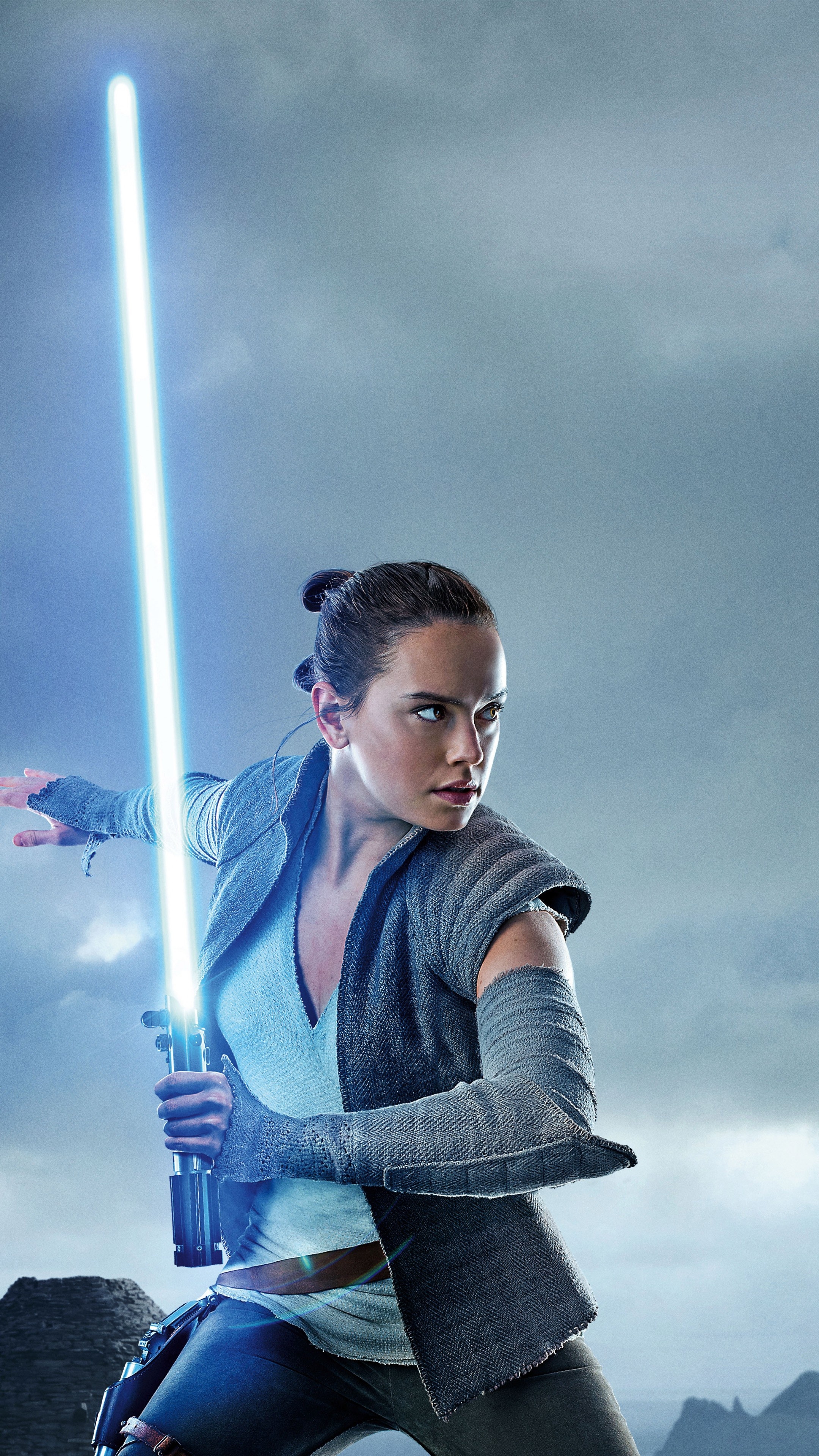 Star Wars: The Last Jedi wallpaper, Daisy Ridley, 5K resolution, 2160x3840 4K Phone