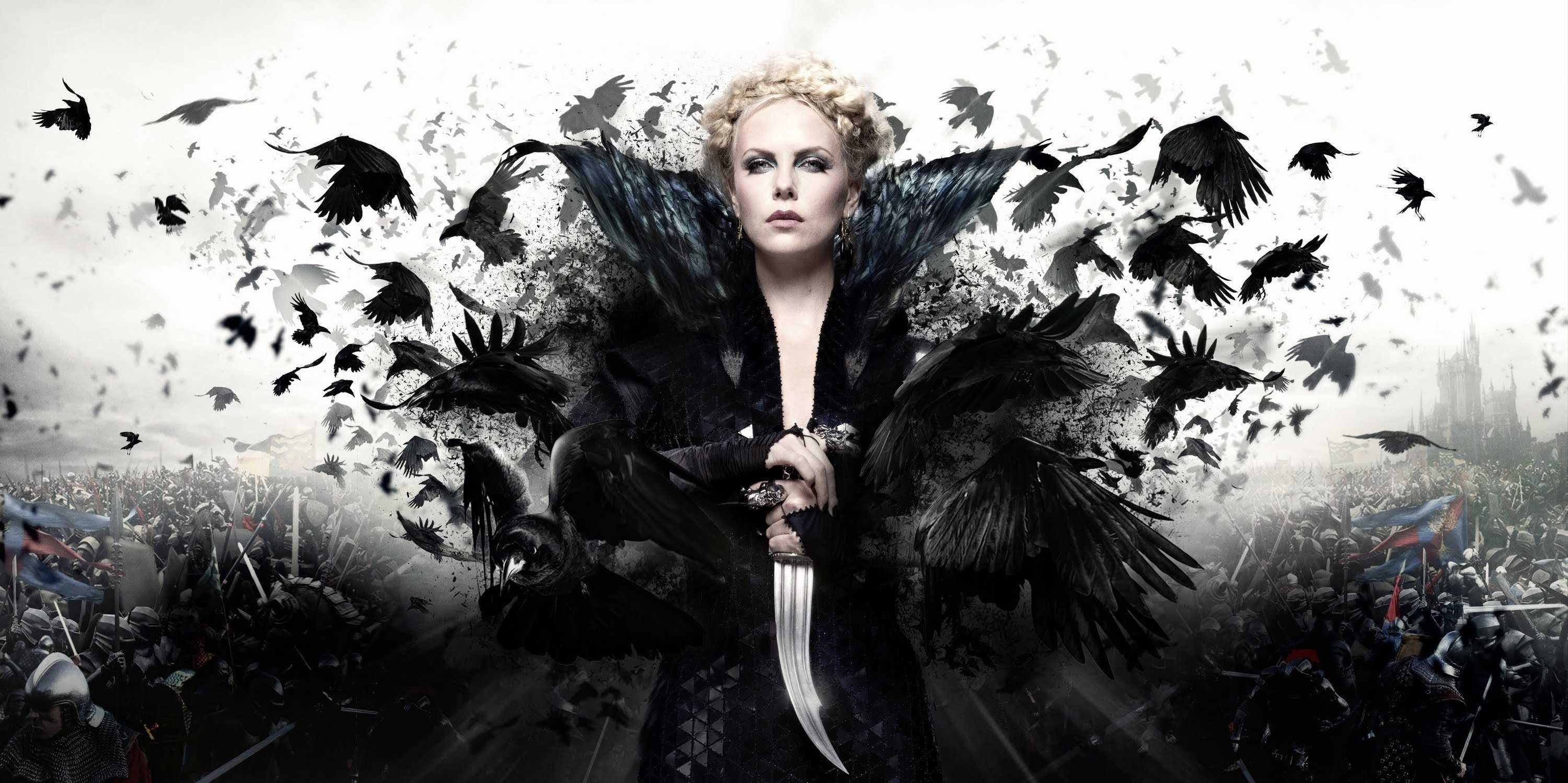 Charlize Theron, Ravenna, The Huntsman sequel, Wallpaper collection, 3000x1500 Dual Screen Desktop