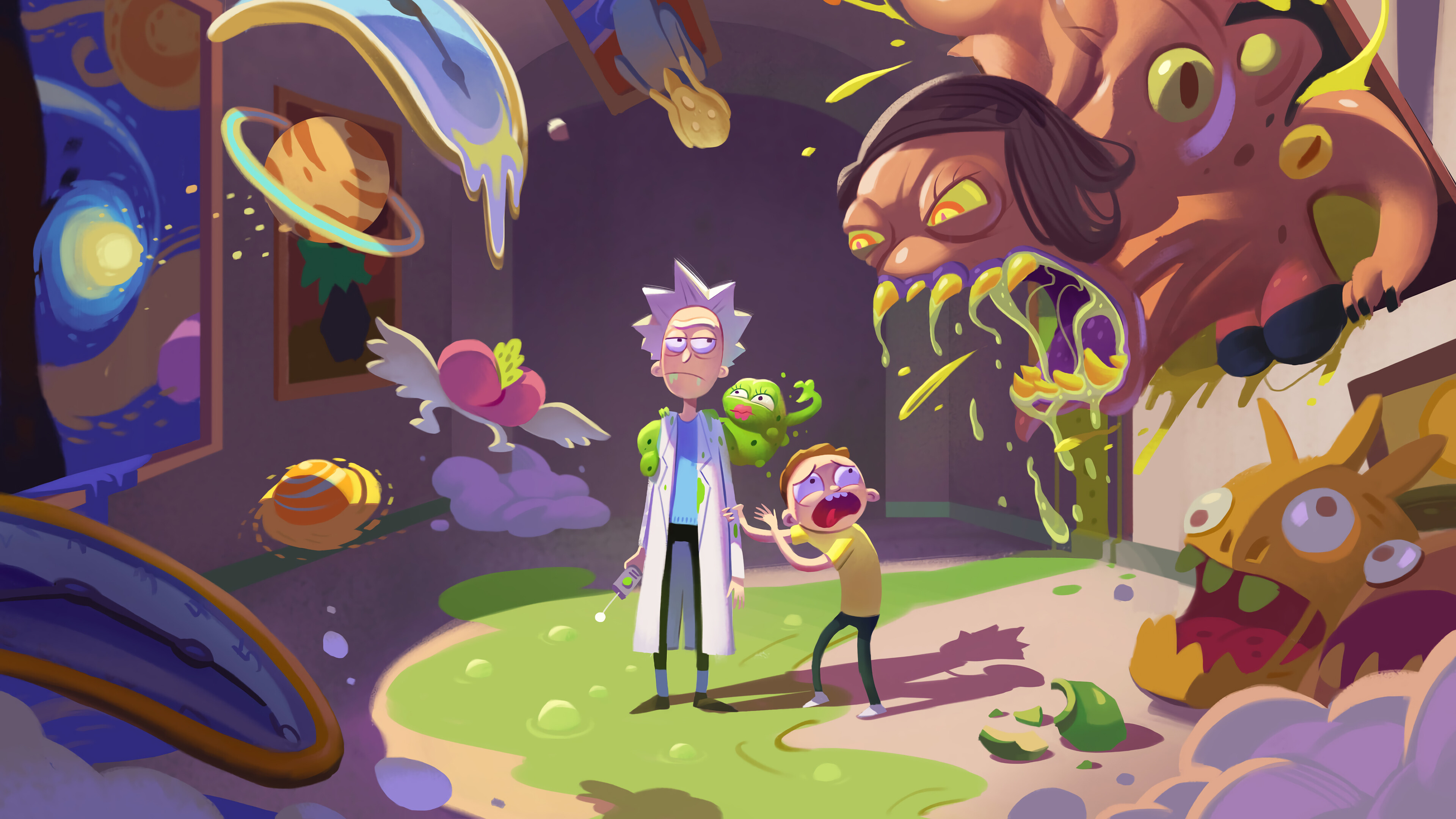 Rick and Morty season 4, 4K HD wallpapers, Epic images, Memorable moments, 3840x2160 4K Desktop