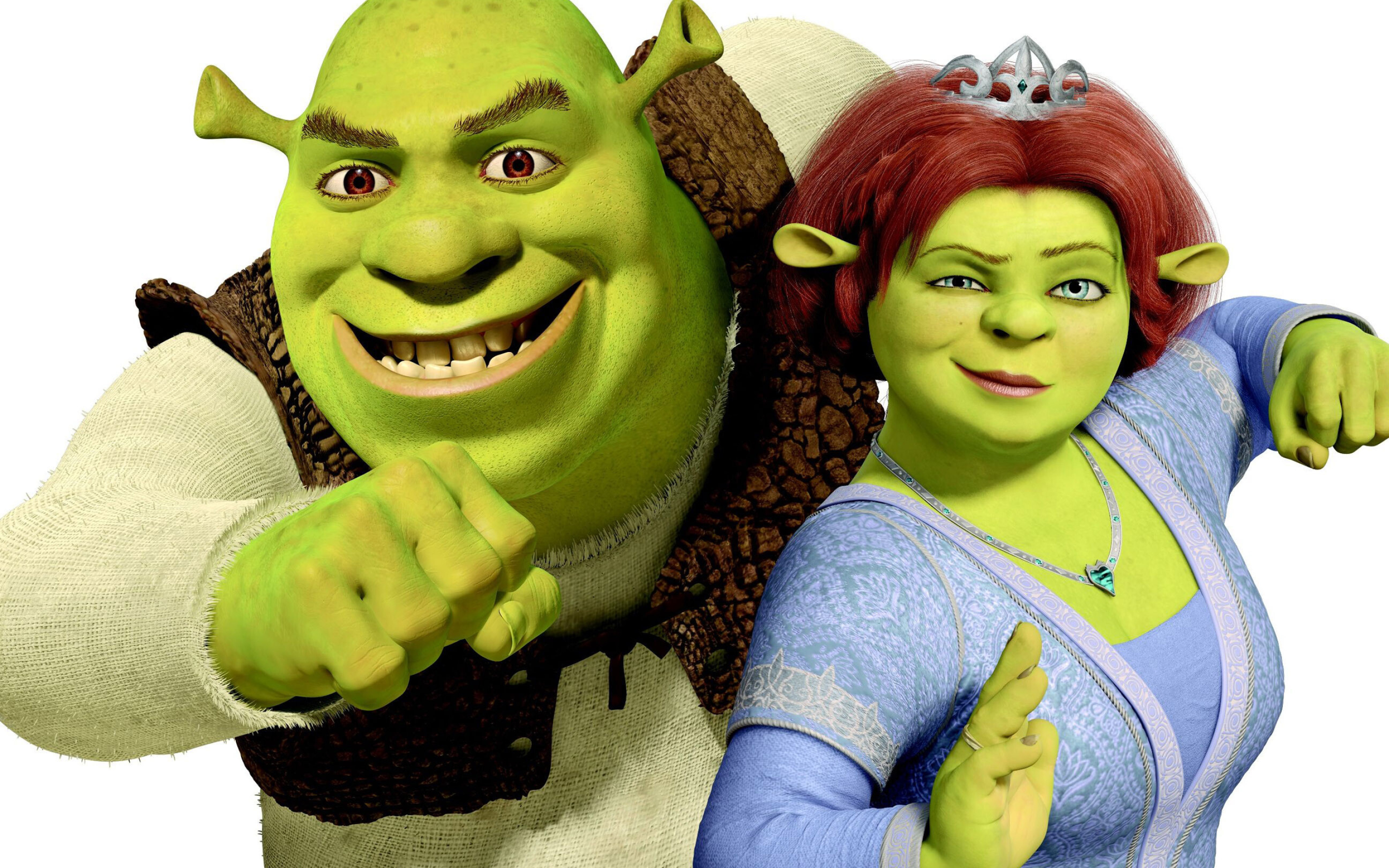 Shrek and Fiona, Shrek Wallpaper, 2880x1800 HD Desktop