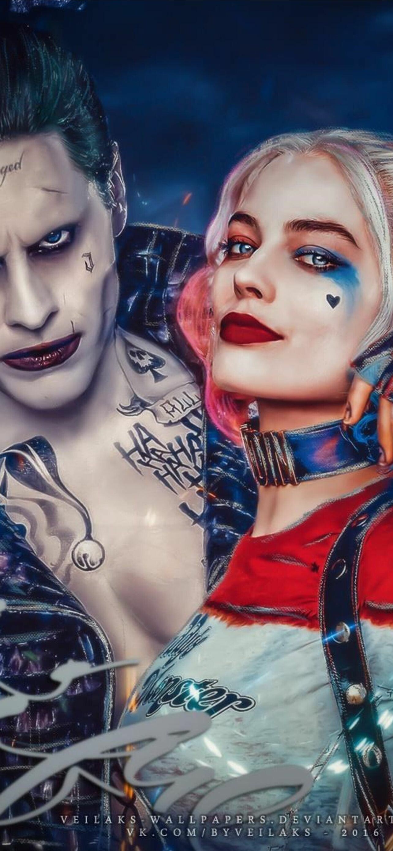 Suicide Squad, Stunning crime-themed wallpapers, Samsung Galaxy and iPhone compatible, 1290x2780 HD Phone